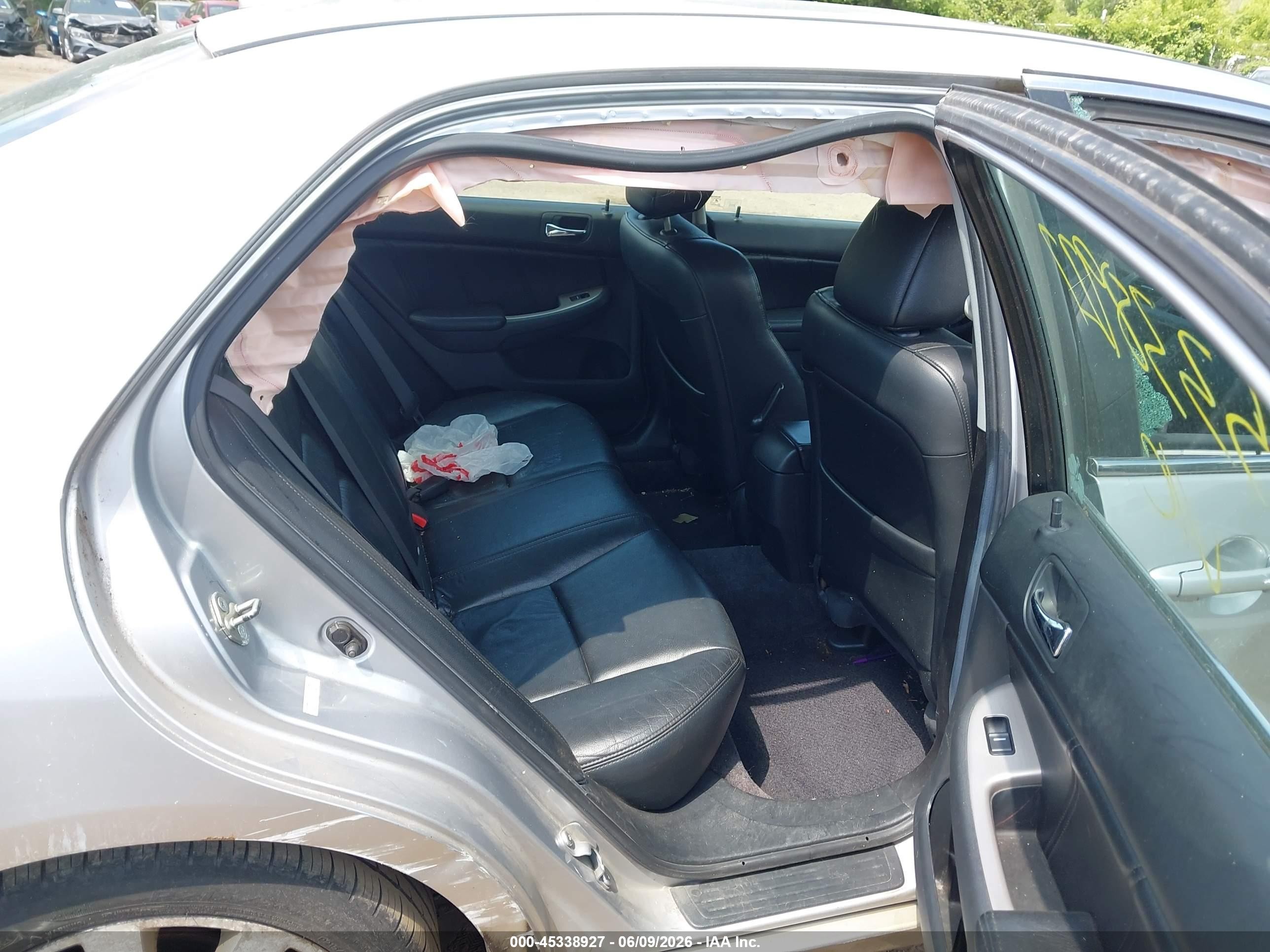 2006 Honda Accord 3.0 Ex Silver vin: 1HGCM66566A062367