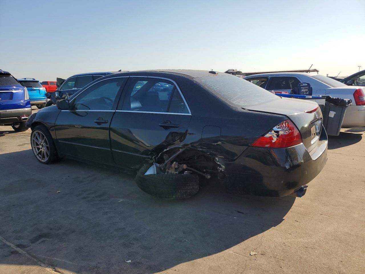 2006 Honda Accord Ex Black vin: 1HGCM66566A063700