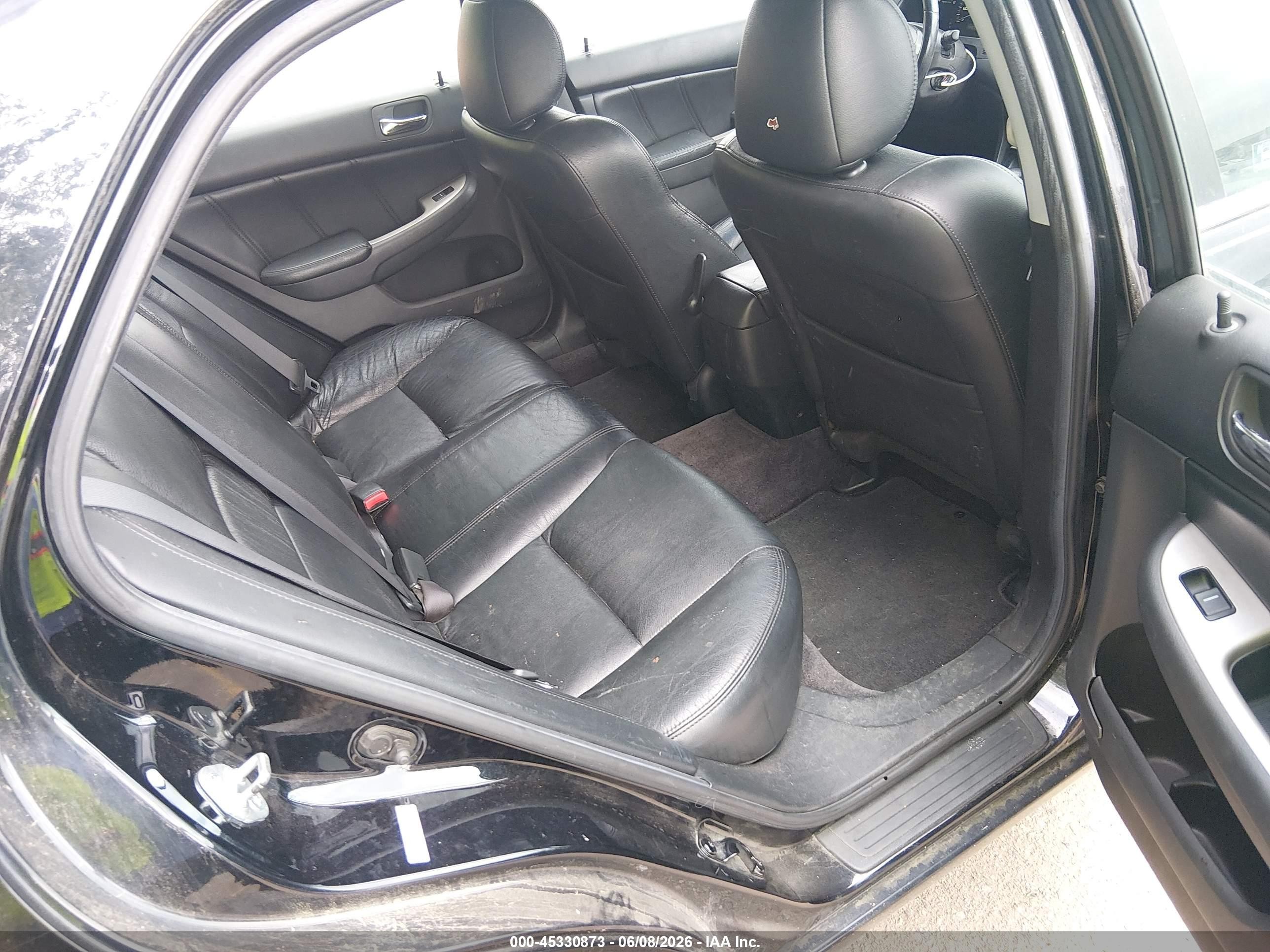 2007 Honda Accord 3.0 Ex Black vin: 1HGCM66567A002039