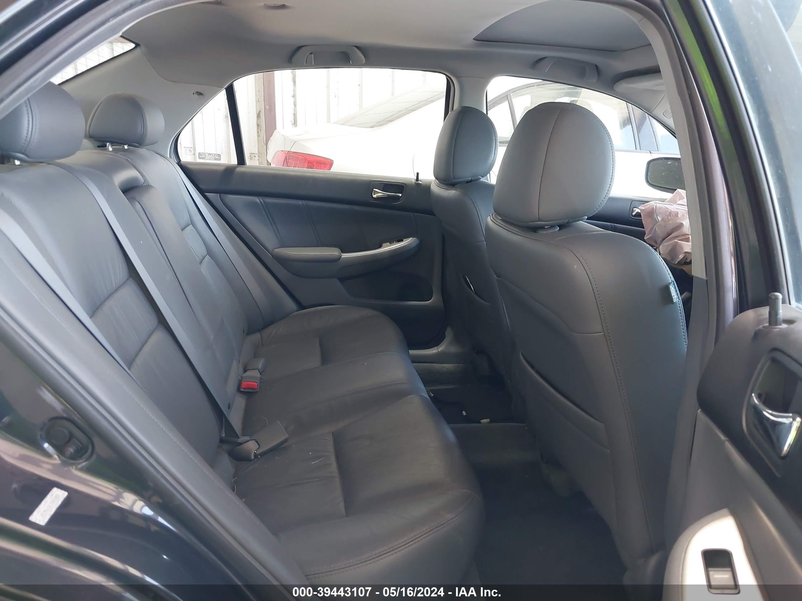 2007 Honda Accord 3.0 Ex Gray vin: 1HGCM66567A028088