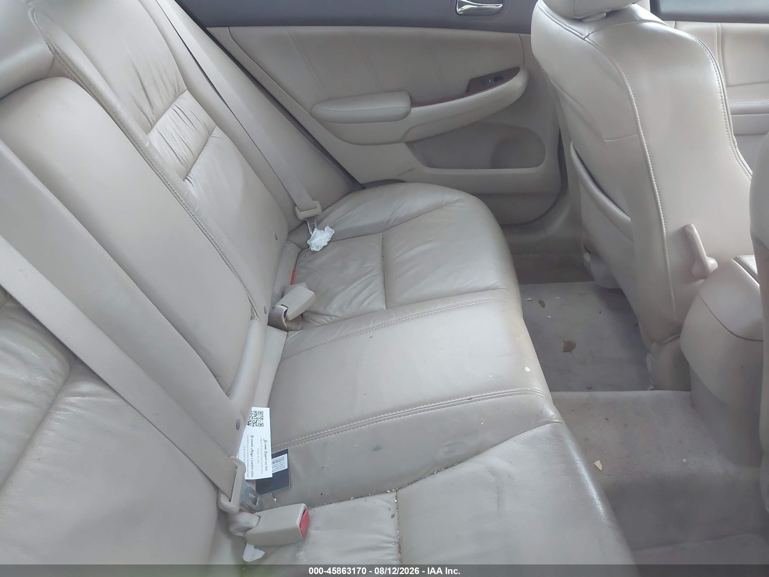 2007 Honda Accord 3.0 Ex Brown vin: 1HGCM66567A028642
