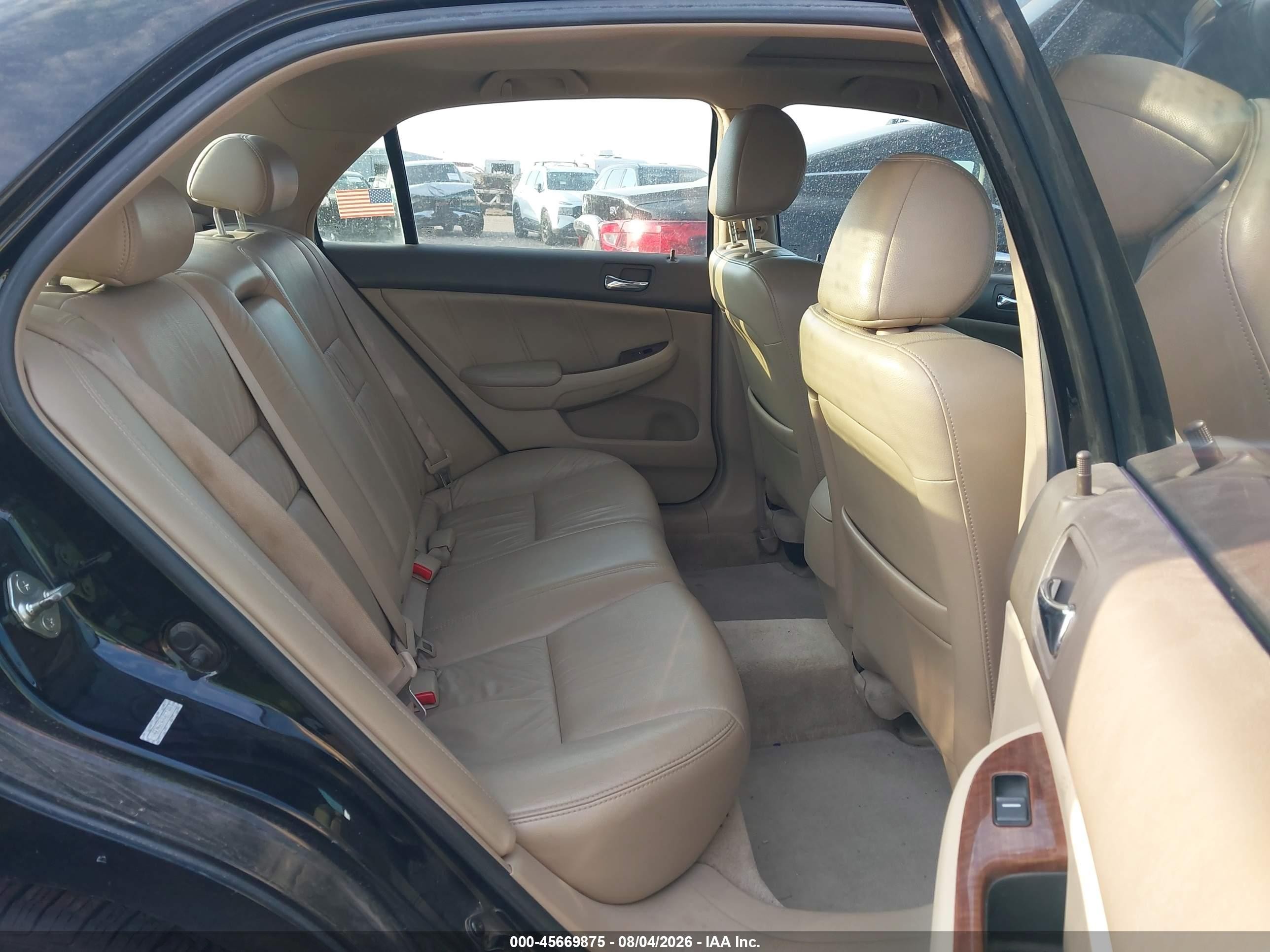 2007 Honda Accord 3.0 Ex Black vin: 1HGCM66567A037549