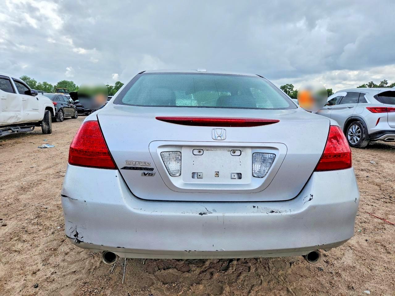 2007 Honda Accord Ex Gray vin: 1HGCM66567A044730
