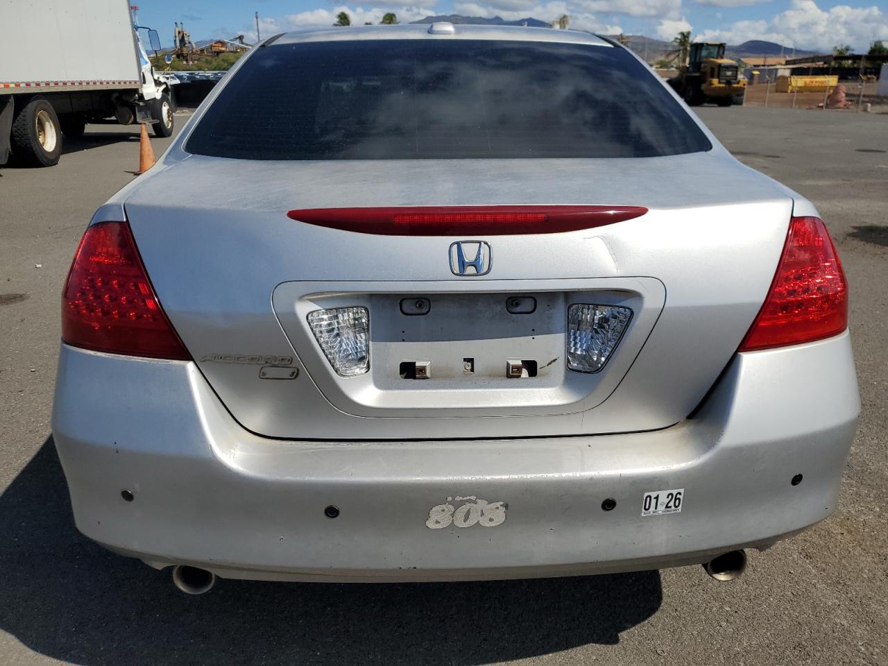2007 Honda Accord Ex Silver vin: 1HGCM66567A049216