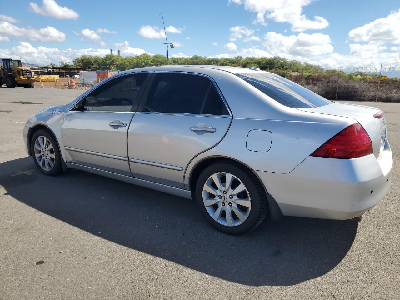 2007 Honda Accord Ex Silver vin: 1HGCM66567A049216