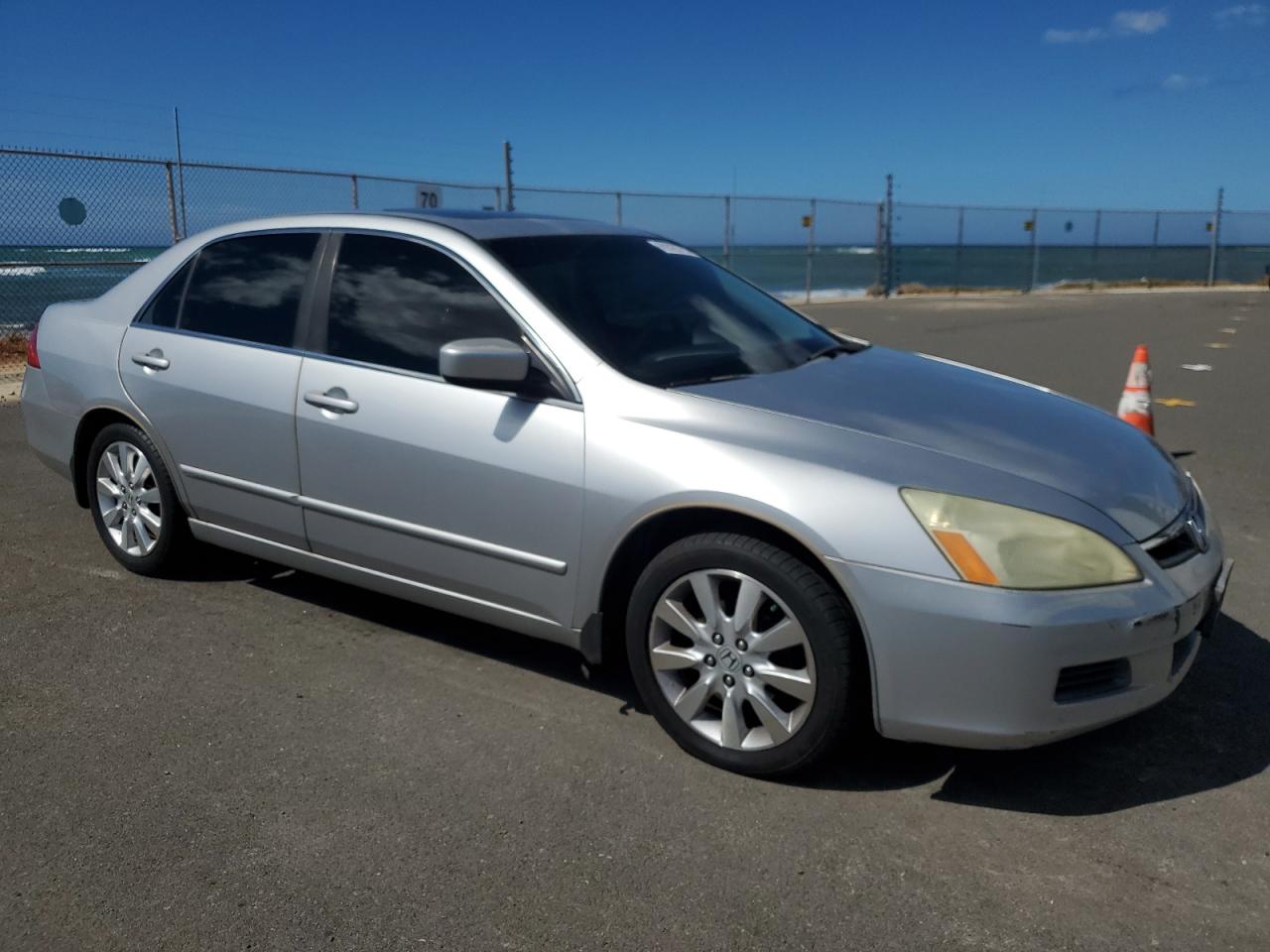 2007 Honda Accord Ex Silver vin: 1HGCM66567A049216