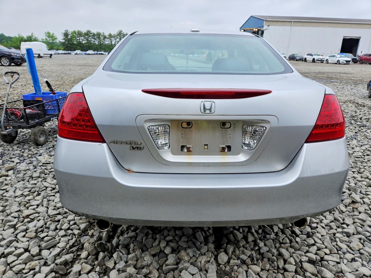 2007 Honda Accord Ex Silver vin: 1HGCM66567A053055