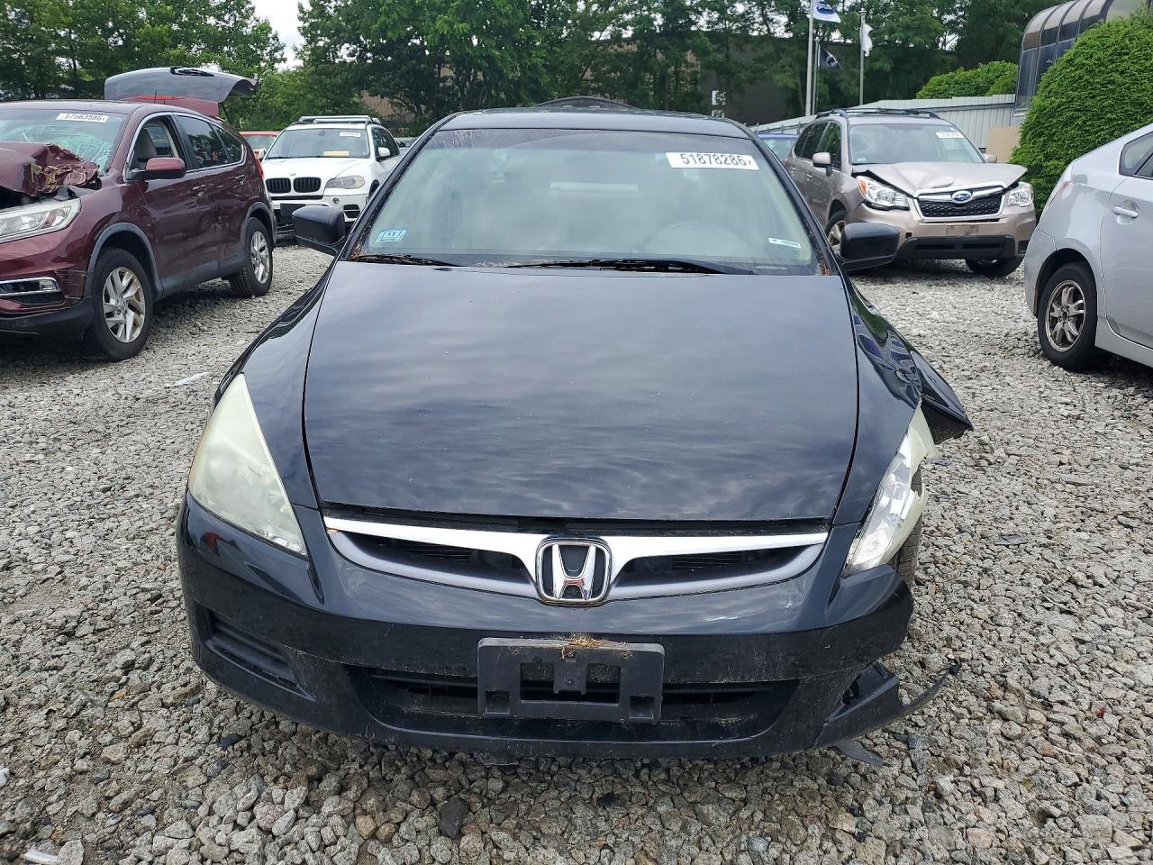 2007 Honda Accord Ex Black vin: 1HGCM66567A057039