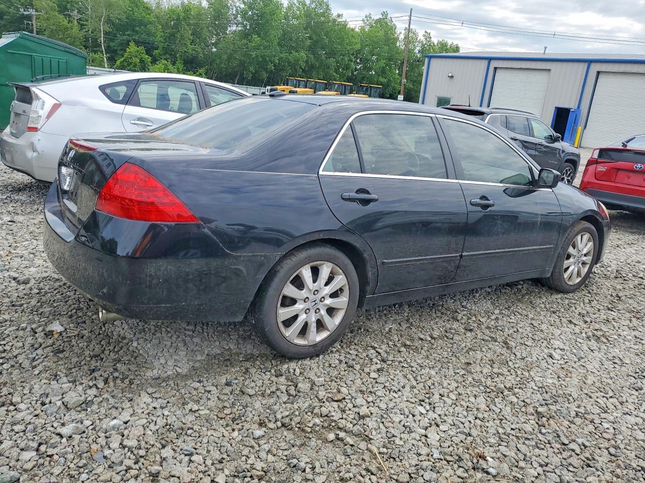 2007 Honda Accord Ex Black vin: 1HGCM66567A057039