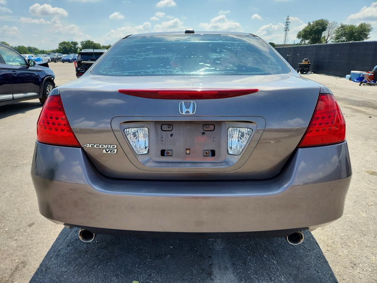 2007 Honda Accord Ex Gray vin: 1HGCM66567A063276