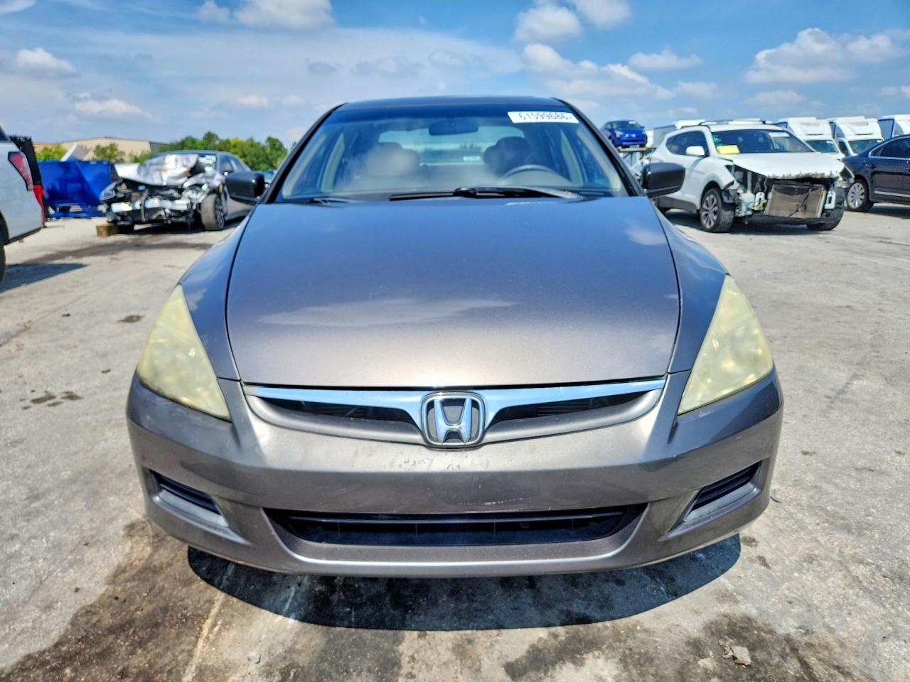 2007 Honda Accord Ex Gray vin: 1HGCM66567A063276