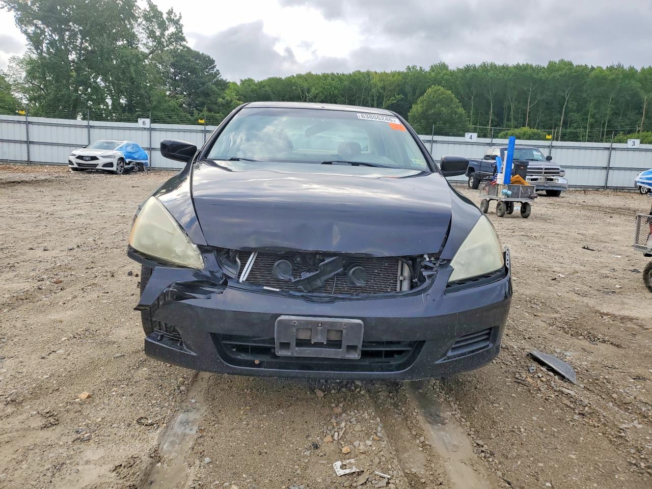 2007 Honda Accord Ex Black vin: 1HGCM66567A071099
