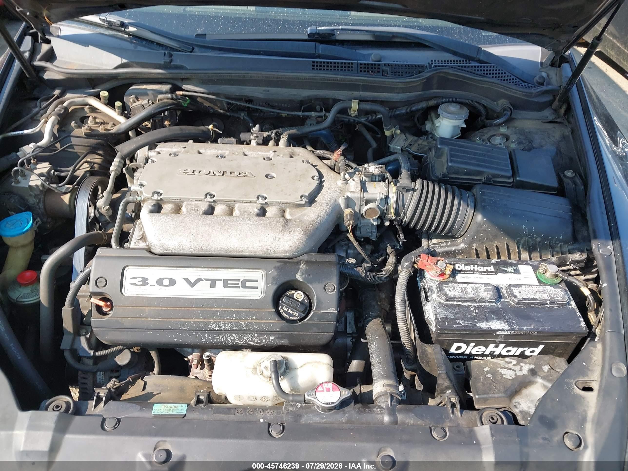 2007 Honda Accord 3.0 Ex Black vin: 1HGCM66567A090882