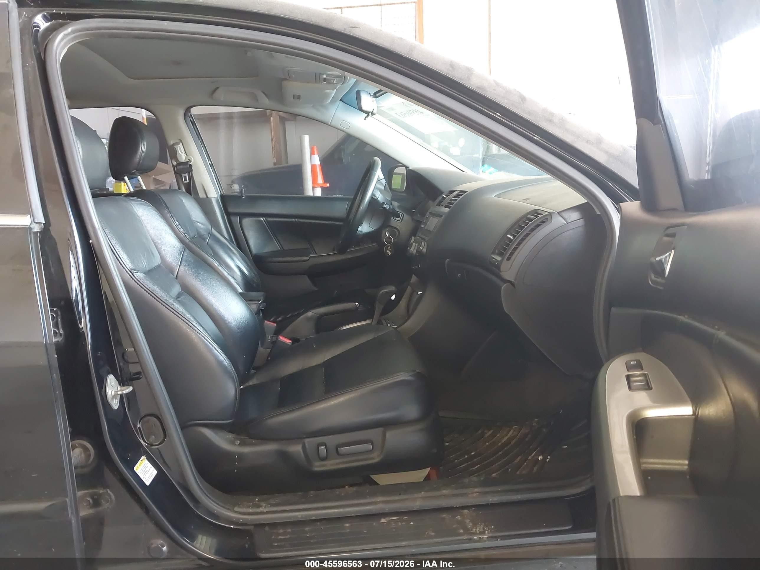 2007 Honda Accord 3.0 Ex Черный vin: 1HGCM66567A102318