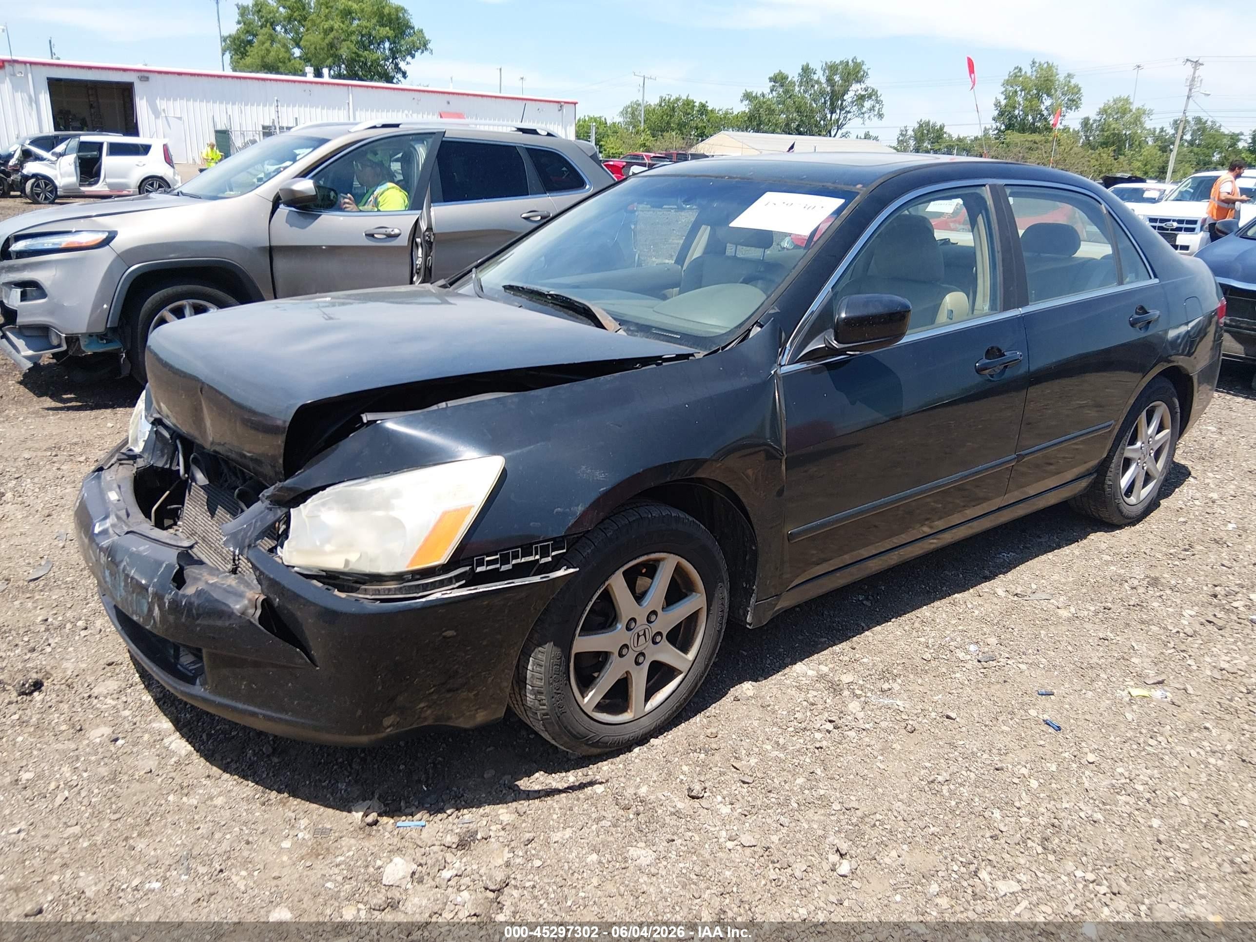 2003 Honda Accord 3.0 Ex Black vin: 1HGCM66573A026828