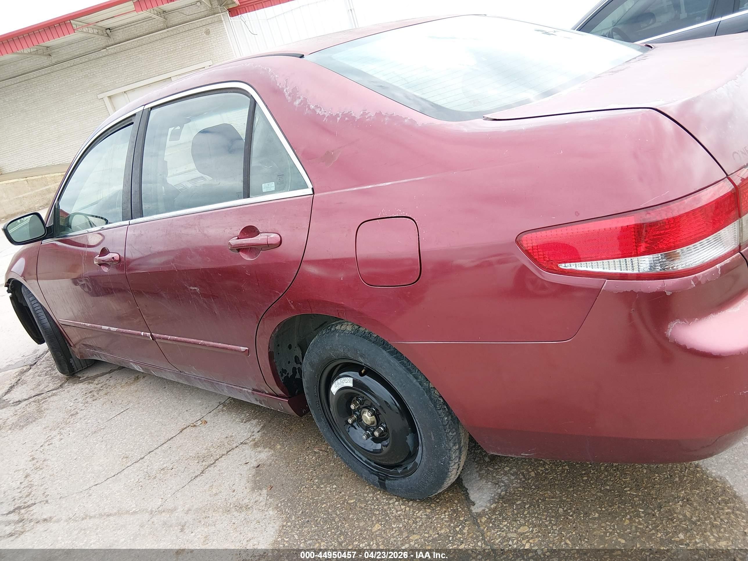 2003 Honda Accord 3.0 Ex Burgundy vin: 1HGCM66573A033830