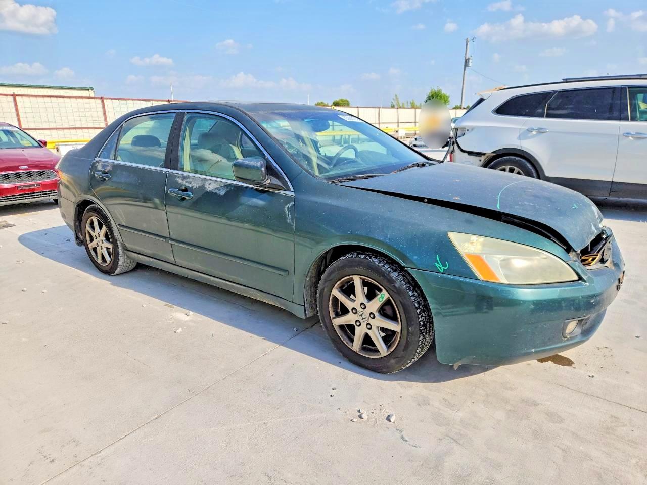 2003 Honda Accord Ex Зеленый vin: 1HGCM66573A043564