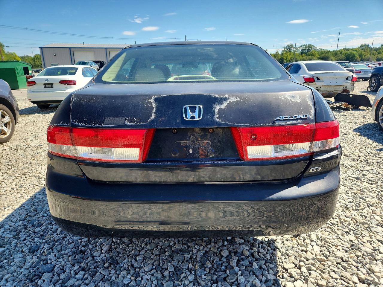 2003 Honda Accord Ex Black vin: 1HGCM66573A057013