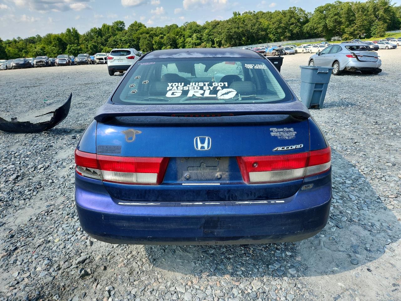 2003 Honda Accord Ex Синий vin: 1HGCM66573A060333