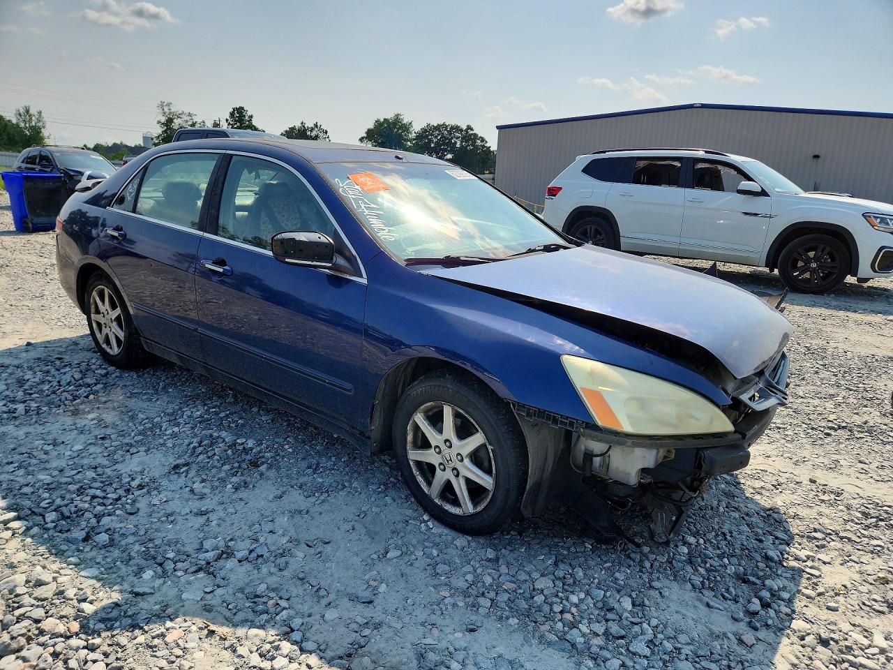 2003 Honda Accord Ex Синий vin: 1HGCM66573A060333