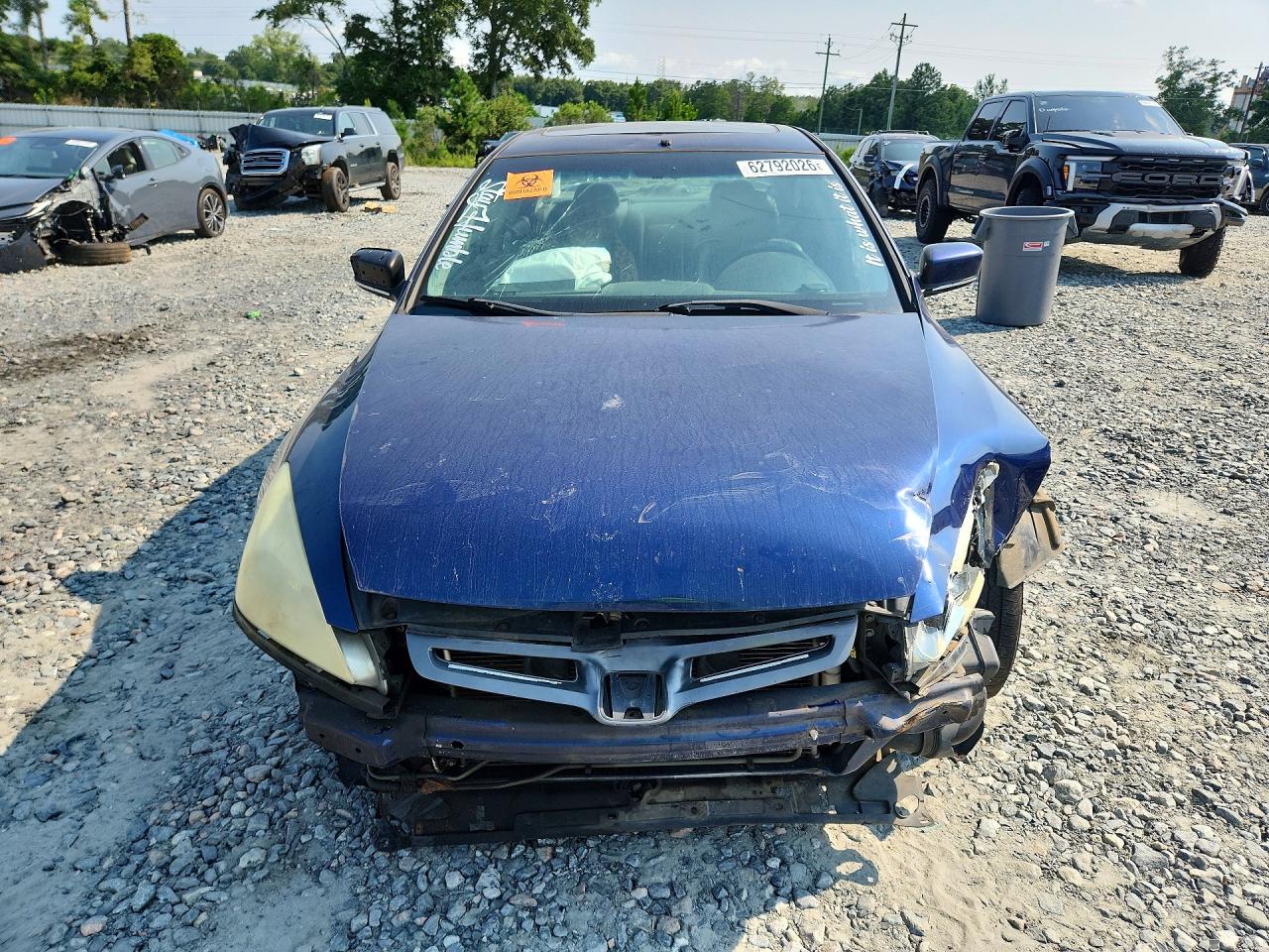 2003 Honda Accord Ex Синий vin: 1HGCM66573A060333
