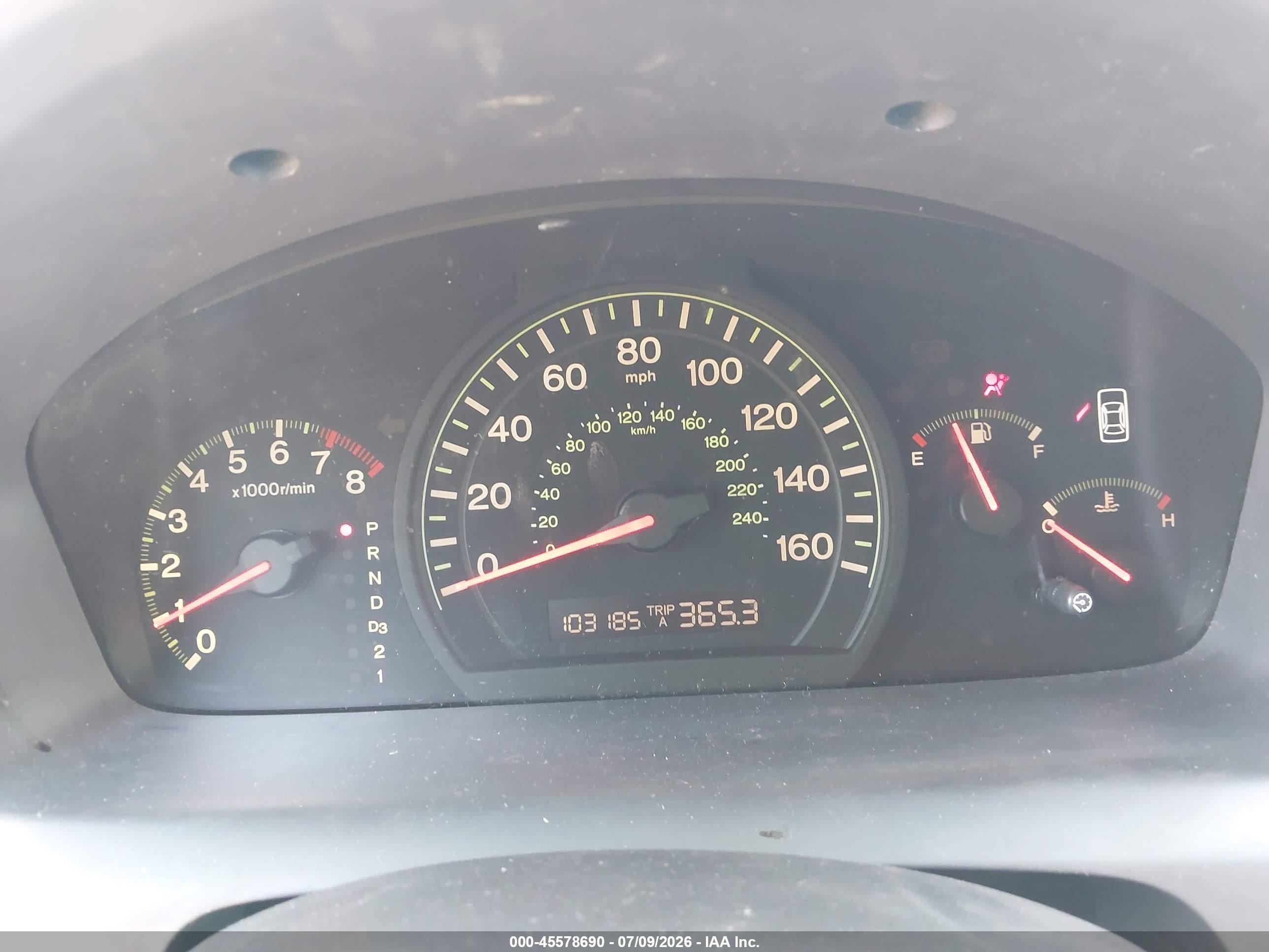 2003 Honda Accord Sdn Ex Red vin: 1HGCM66573A062258
