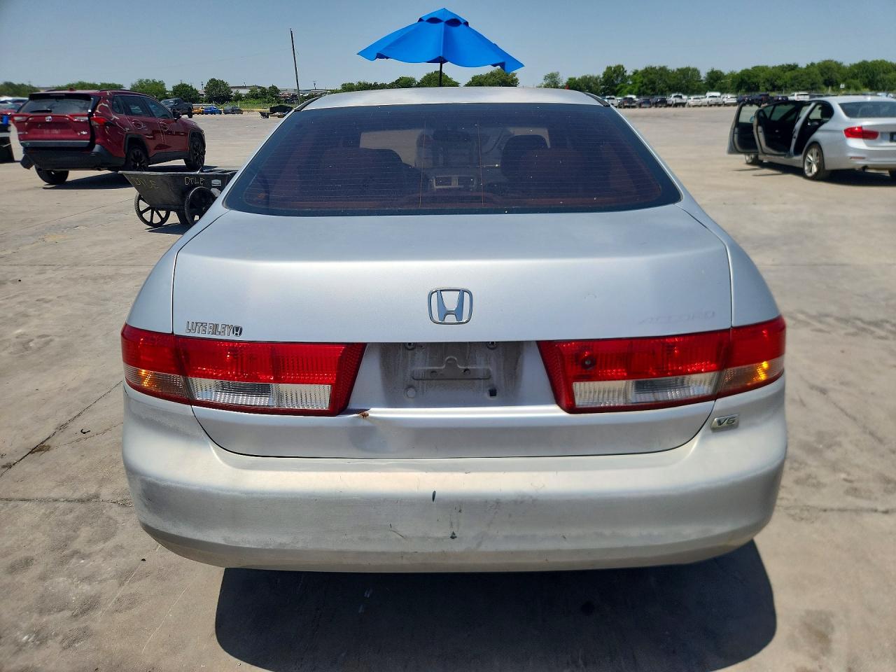 2003 Honda Accord Ex Silver vin: 1HGCM66573A072398