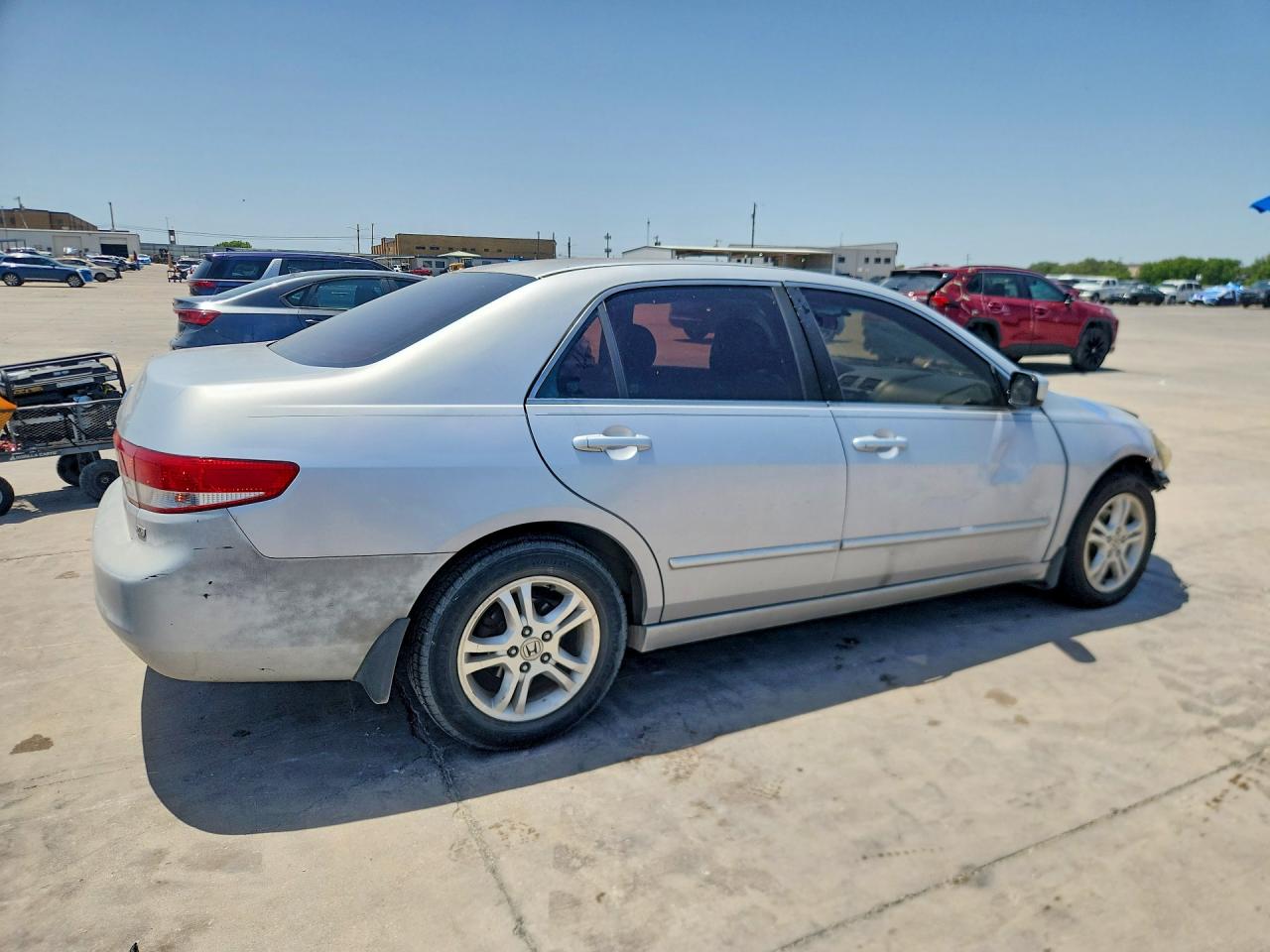 2003 Honda Accord Ex Silver vin: 1HGCM66573A072398