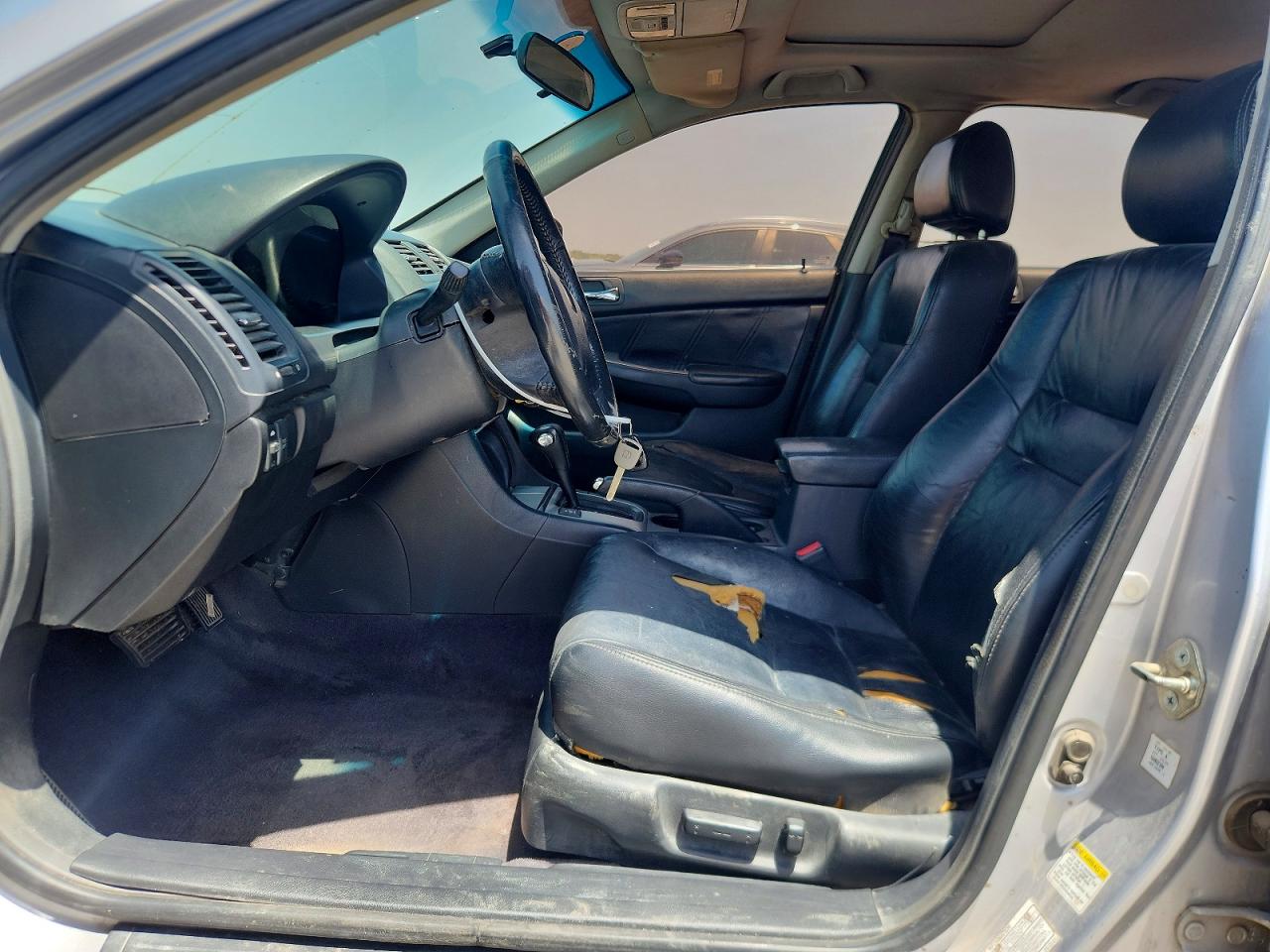 2003 Honda Accord Ex Silver vin: 1HGCM66573A072398