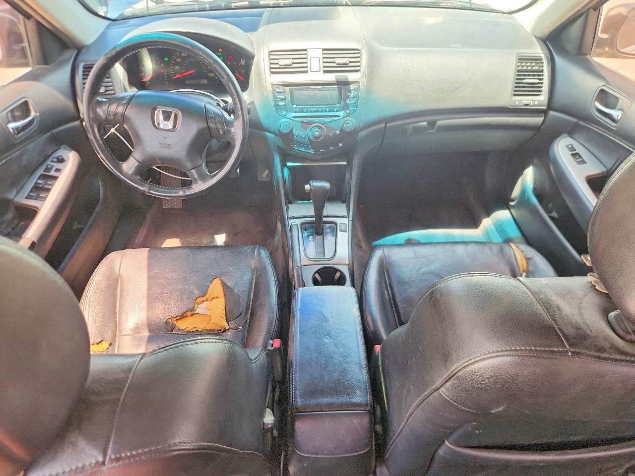 2003 Honda Accord Ex Silver vin: 1HGCM66573A072398