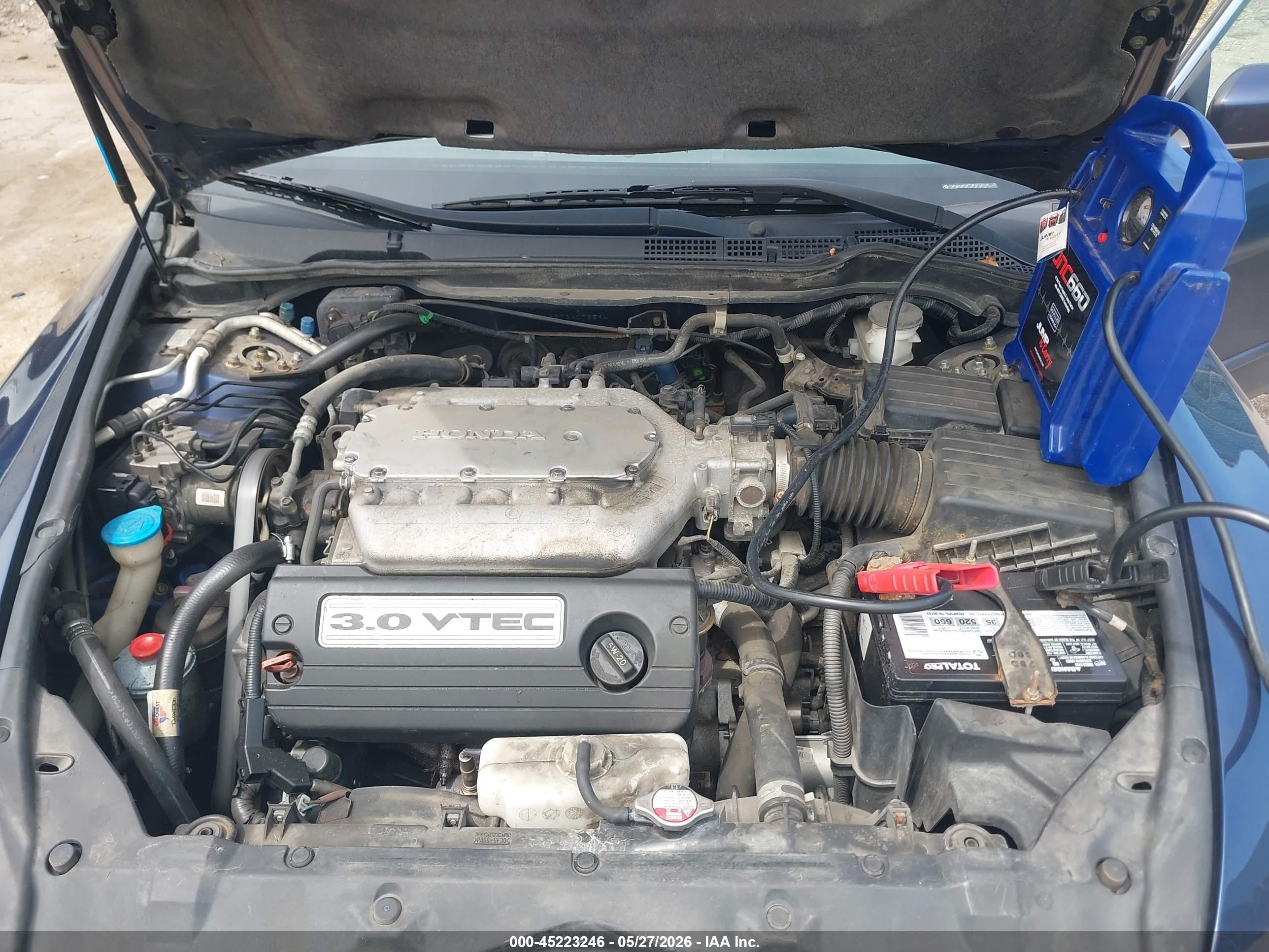2003 Honda Accord 3.0 Ex Blue vin: 1HGCM66573A072594
