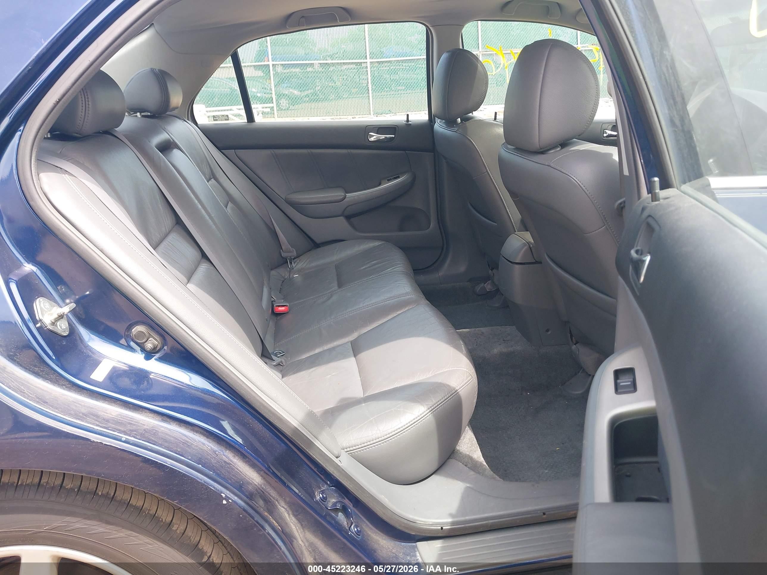 2003 Honda Accord 3.0 Ex Blue vin: 1HGCM66573A072594