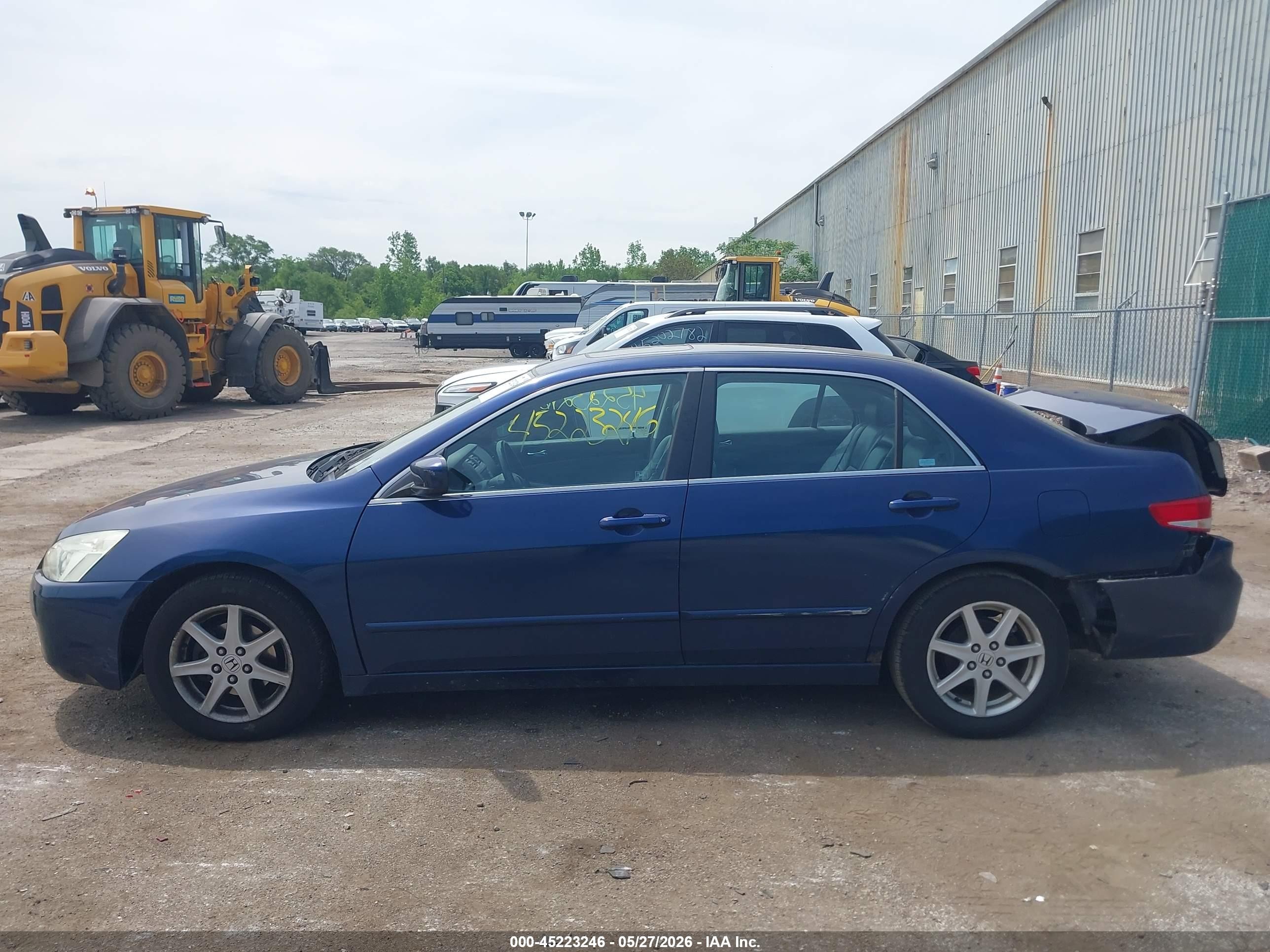 2003 Honda Accord 3.0 Ex Blue vin: 1HGCM66573A072594