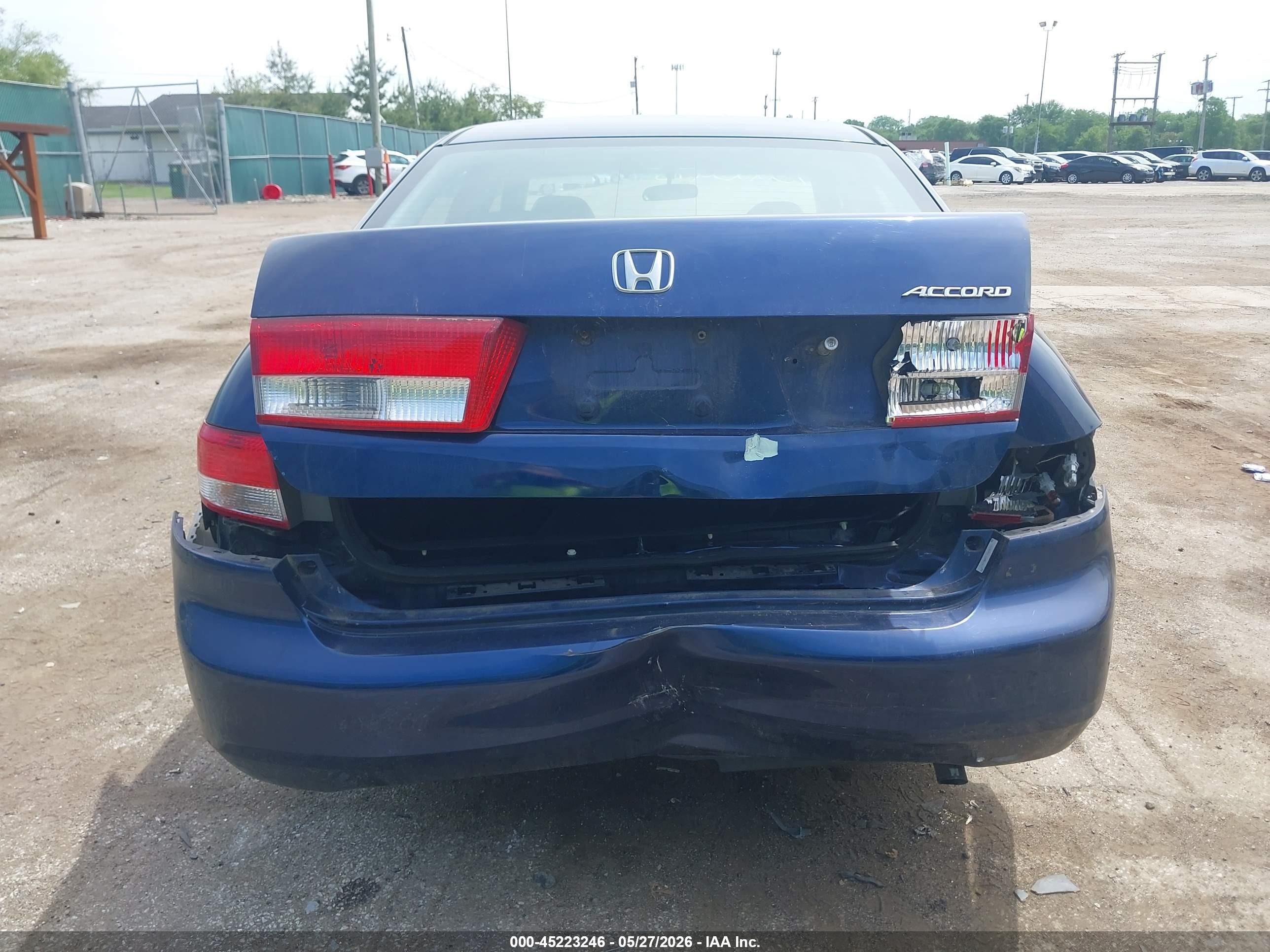 2003 Honda Accord 3.0 Ex Blue vin: 1HGCM66573A072594