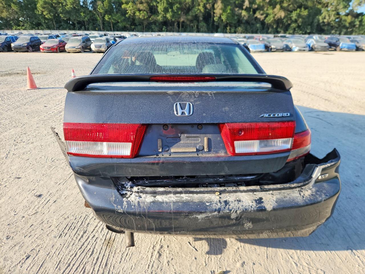 2003 Honda Accord Ex Gray vin: 1HGCM66573A092795