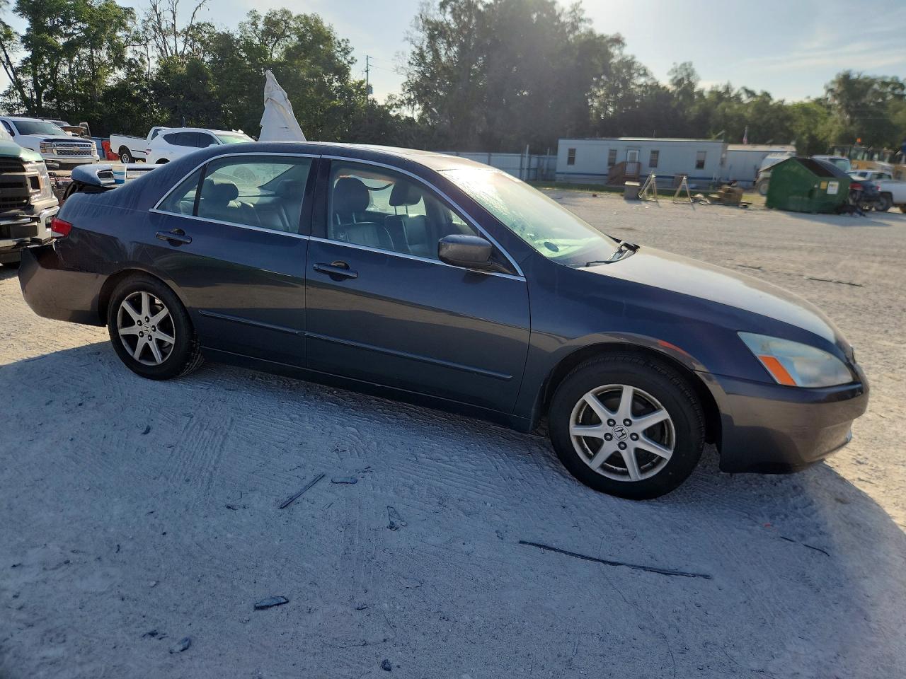2003 Honda Accord Ex Gray vin: 1HGCM66573A092795