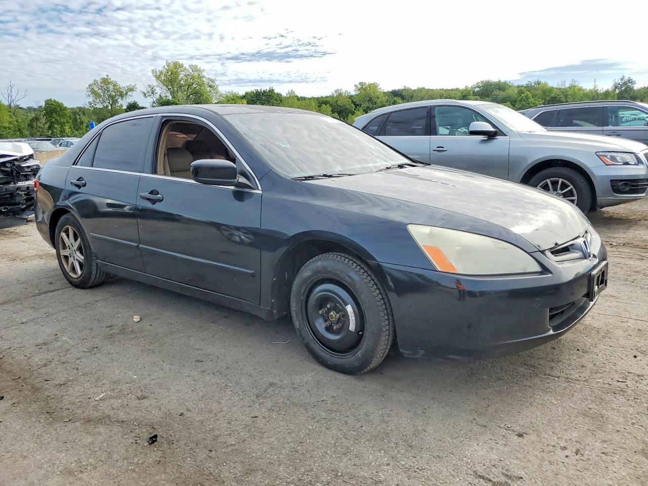 2004 Honda Accord Ex Black vin: 1HGCM66574A005088