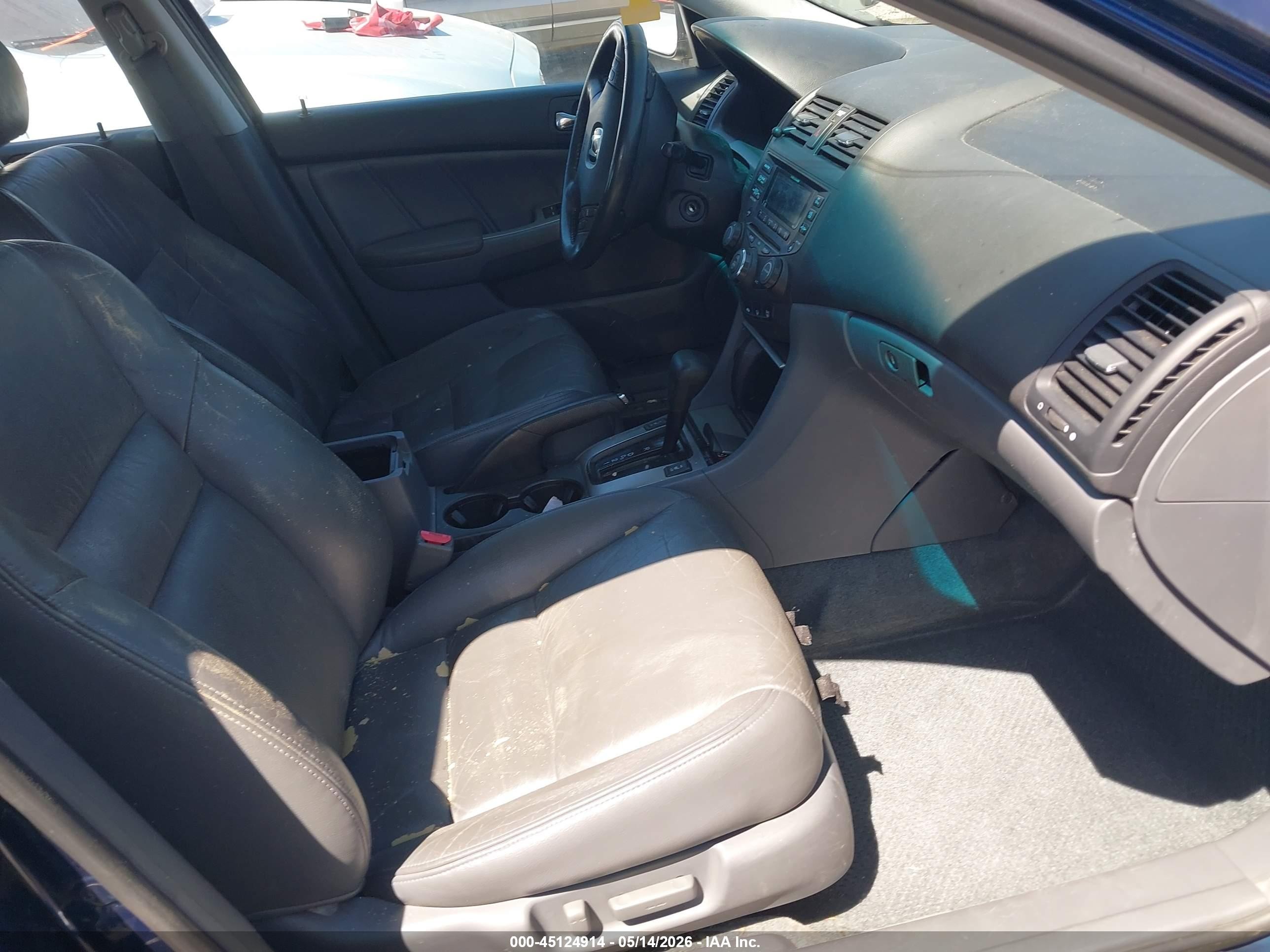 2004 Honda Accord 3.0 Ex Blue vin: 1HGCM66574A019332