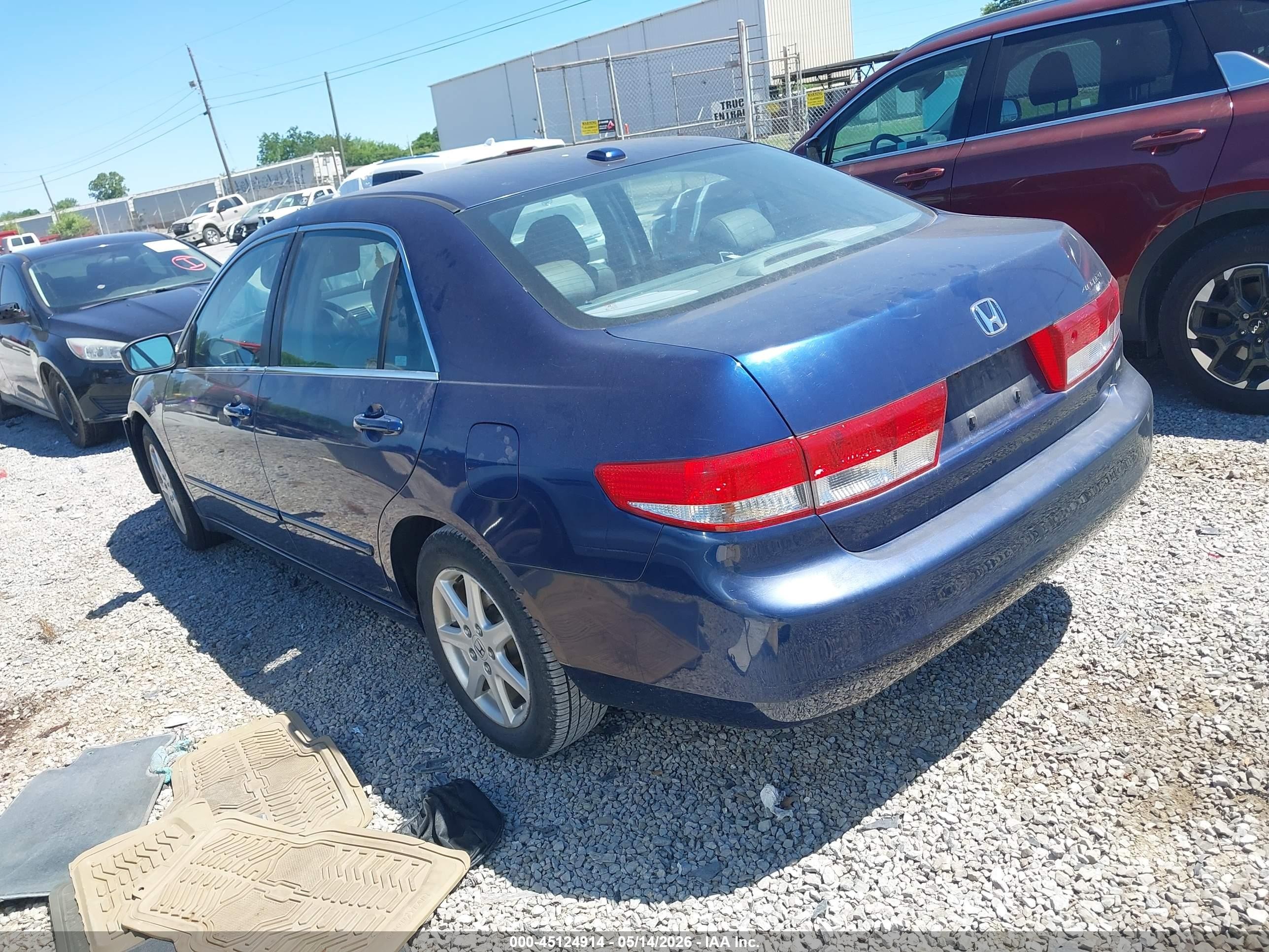 2004 Honda Accord 3.0 Ex Blue vin: 1HGCM66574A019332