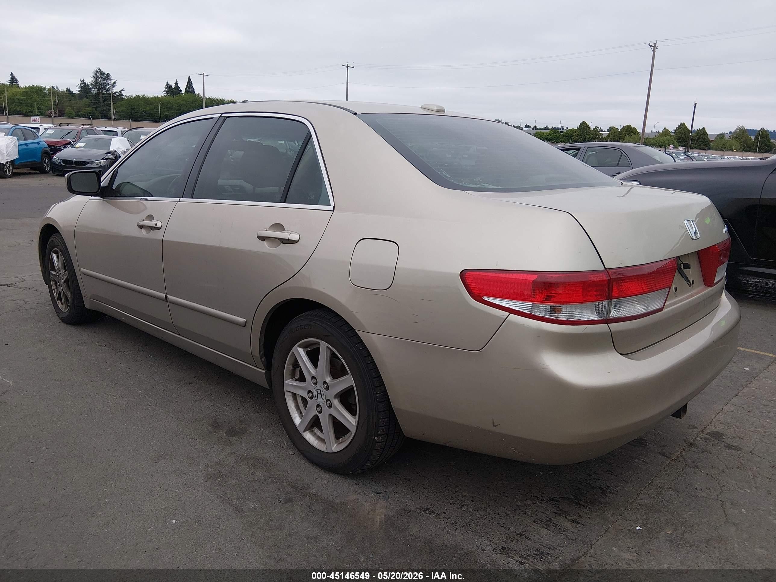 2004 Honda Accord 3.0 Ex Champagne vin: 1HGCM66574A051777