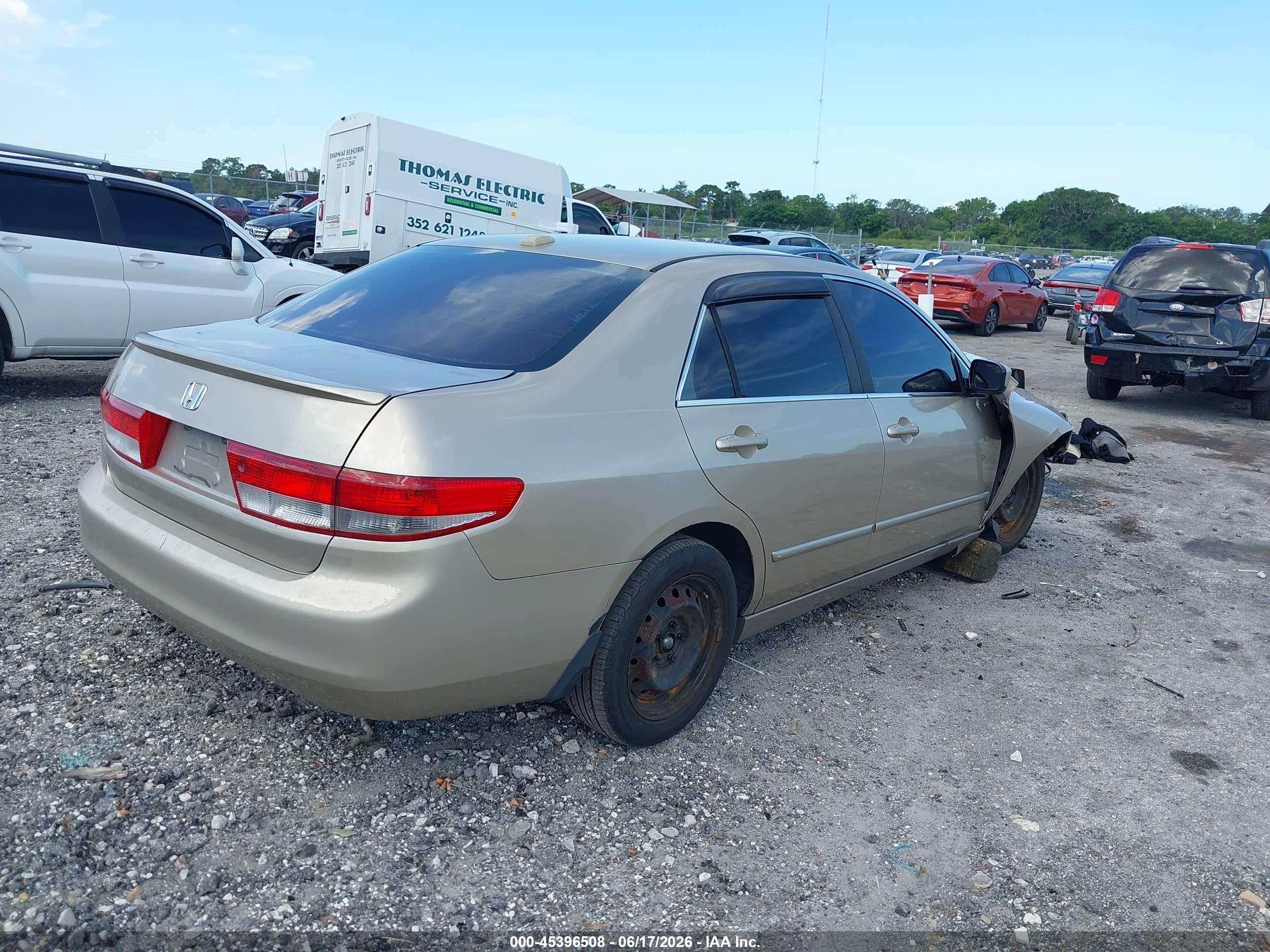 2004 Honda Accord 3.0 Ex Beige vin: 1HGCM66574A052573