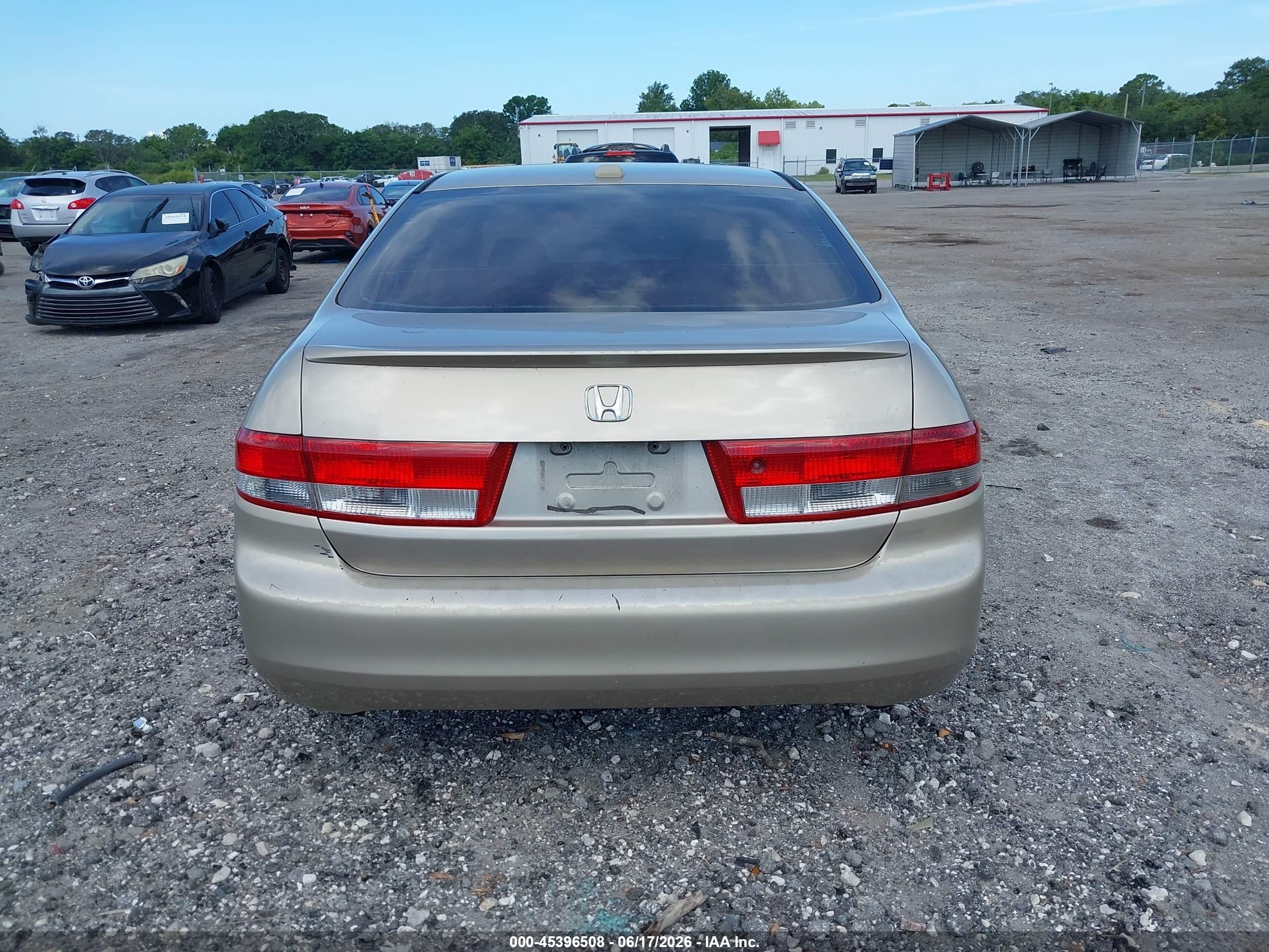 2004 Honda Accord 3.0 Ex Beige vin: 1HGCM66574A052573