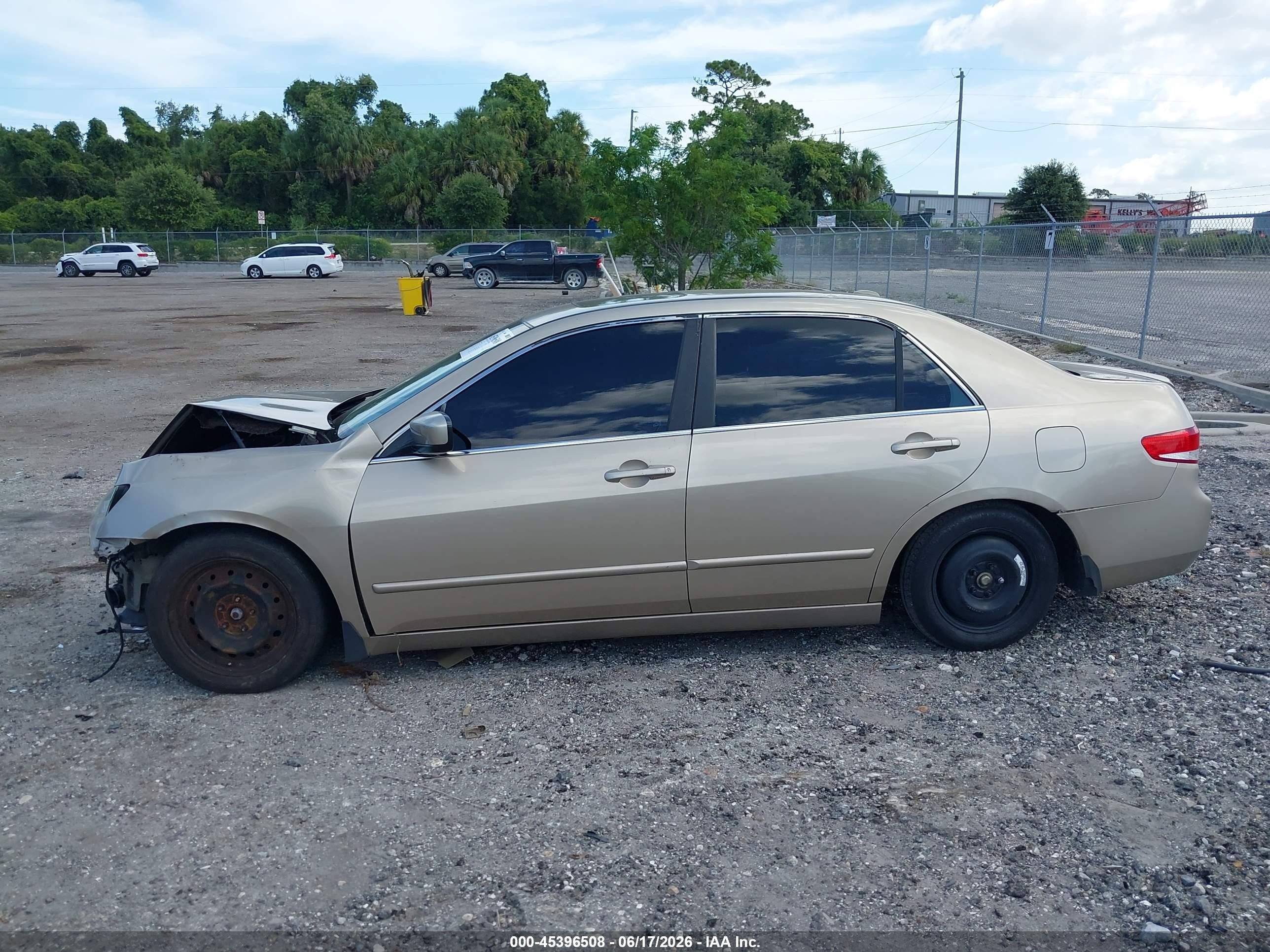 2004 Honda Accord 3.0 Ex Beige vin: 1HGCM66574A052573