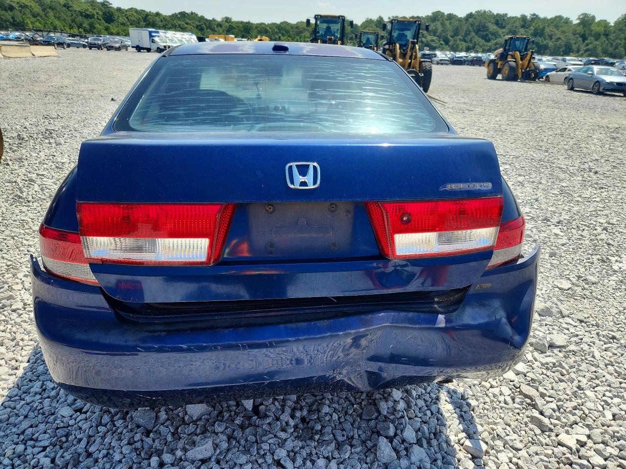 2004 Honda Accord Ex Blue vin: 1HGCM66574A080647