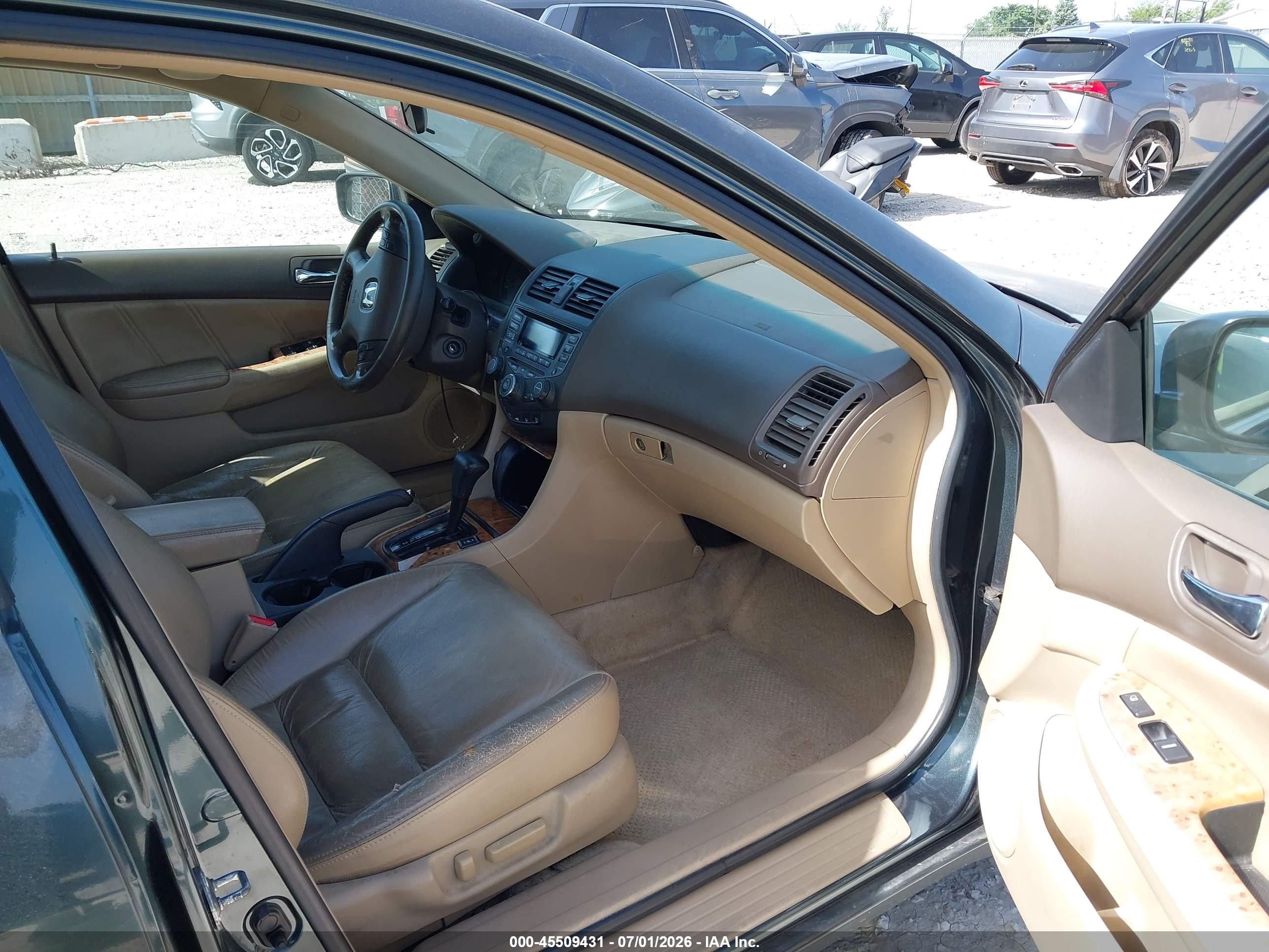 2004 Honda Accord 3.0 Ex Green vin: 1HGCM66574A081393
