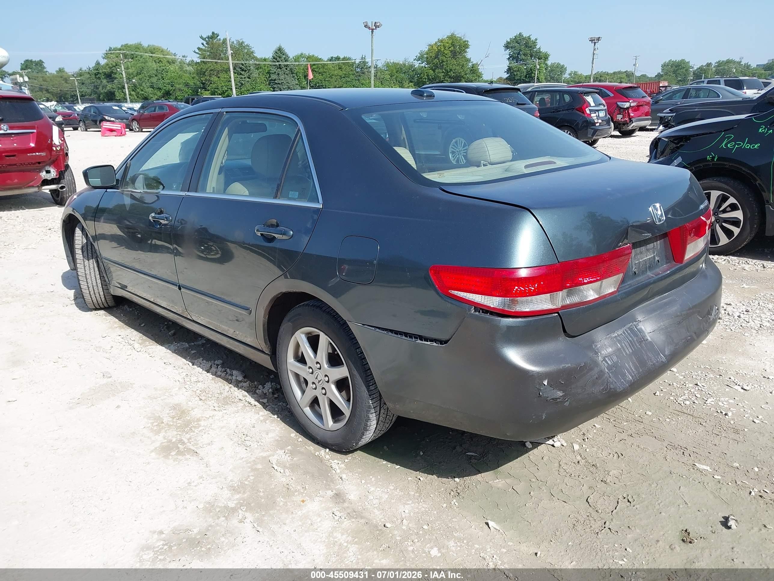2004 Honda Accord 3.0 Ex Green vin: 1HGCM66574A081393