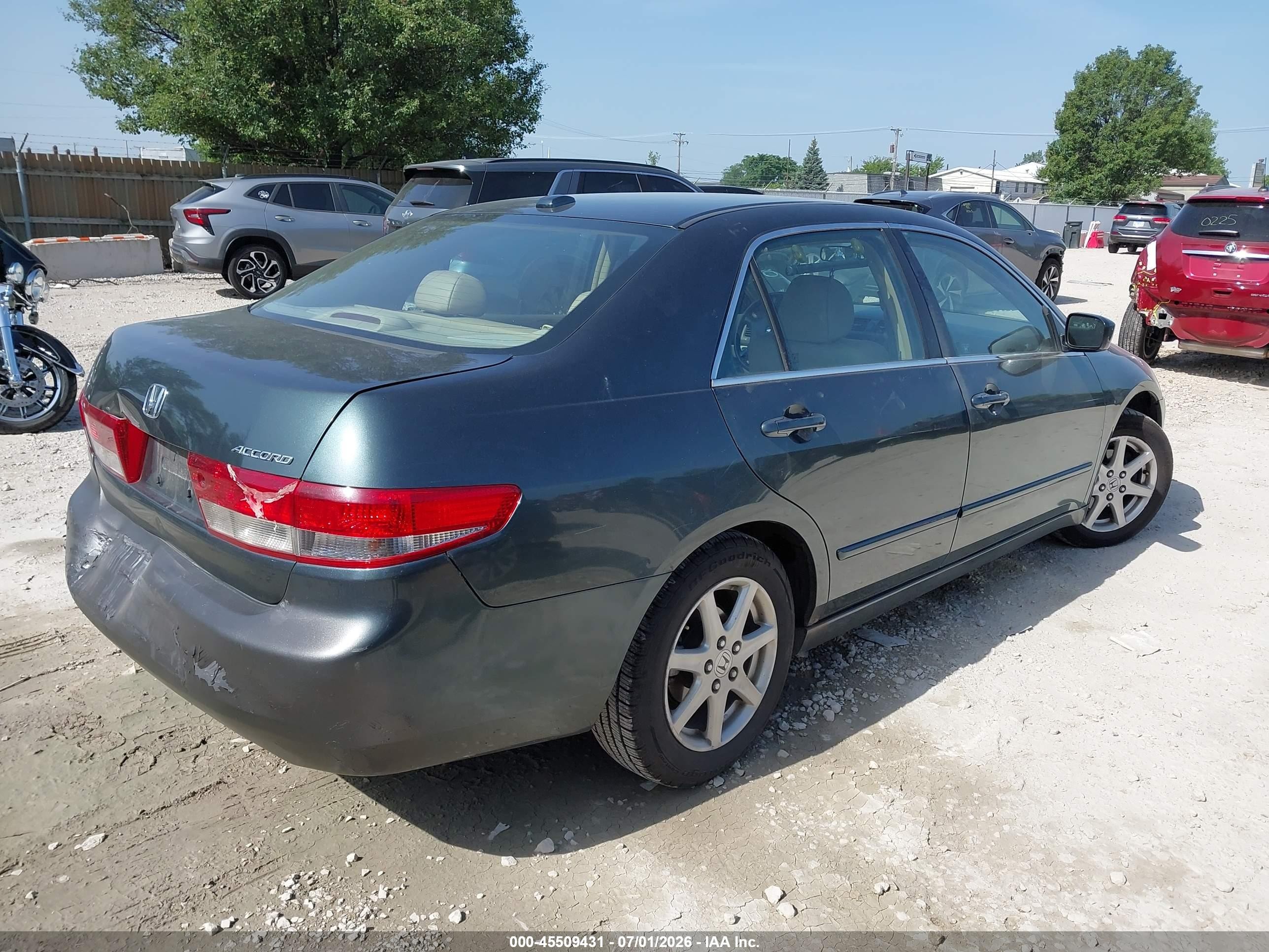 2004 Honda Accord 3.0 Ex Green vin: 1HGCM66574A081393