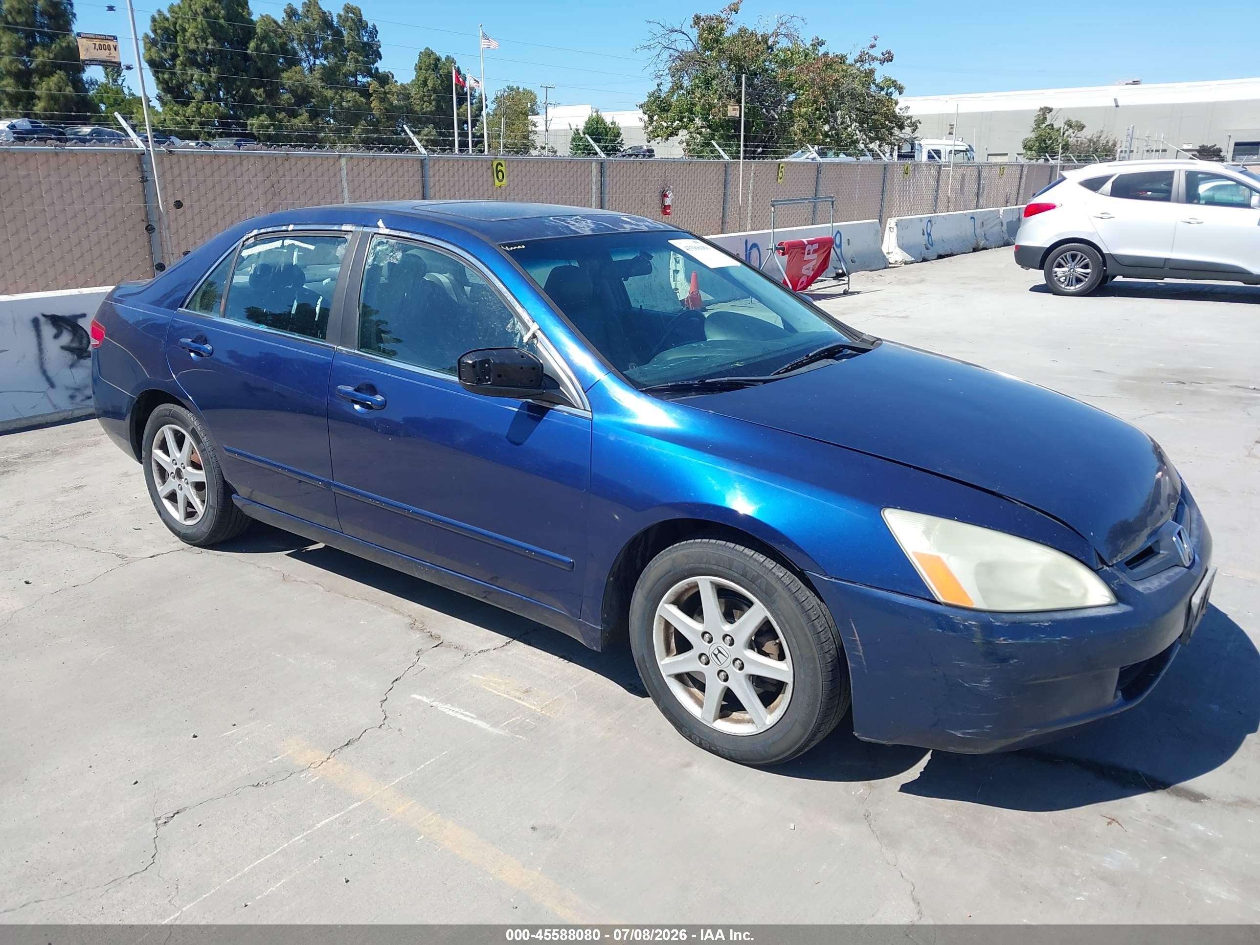 2004 Honda Accord 3.0 Ex Blue vin: 1HGCM66574A086397