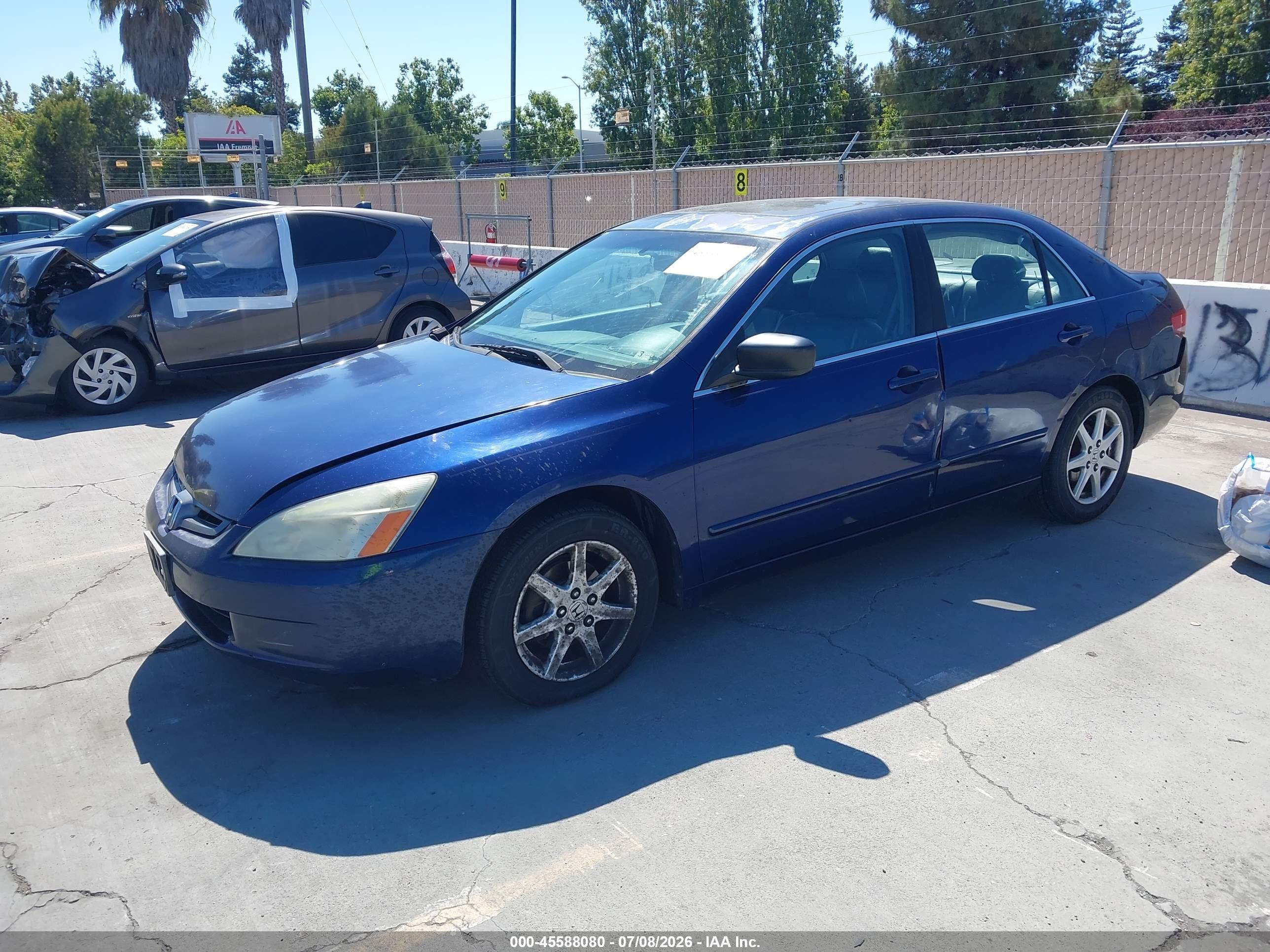 2004 Honda Accord 3.0 Ex Blue vin: 1HGCM66574A086397