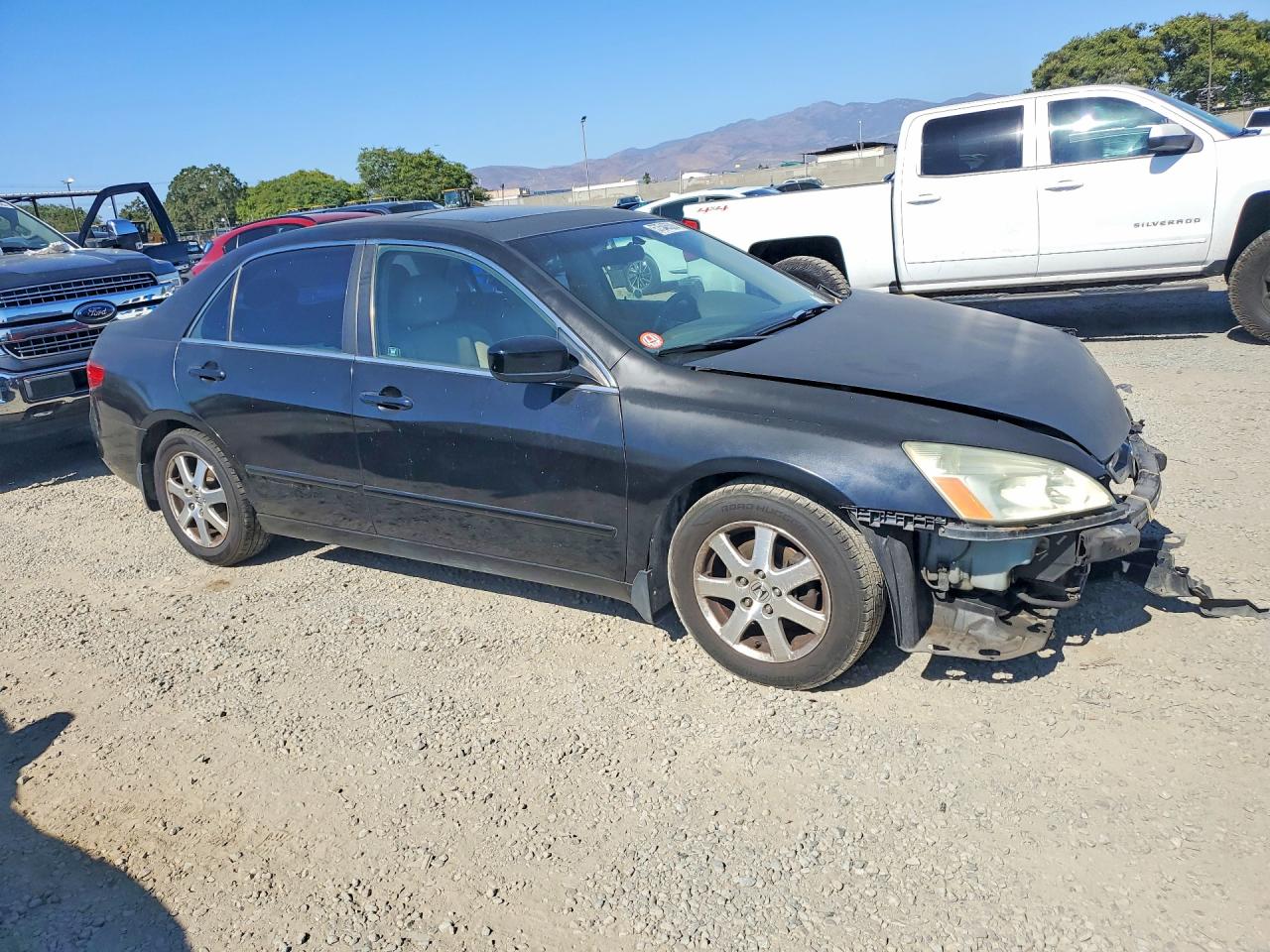 2005 Honda Accord Ex Черный vin: 1HGCM66575A006212